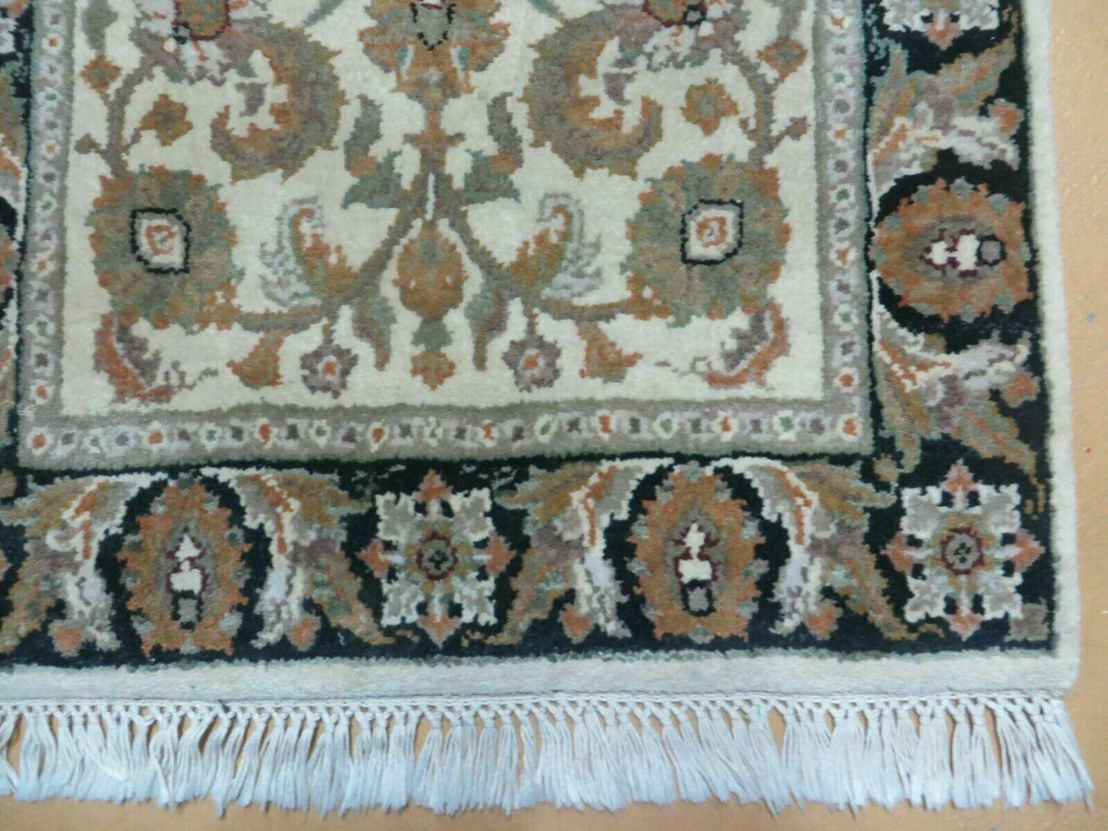 2' X 3' Handmade Indian Wool Rug Carpet Nice - Image 9