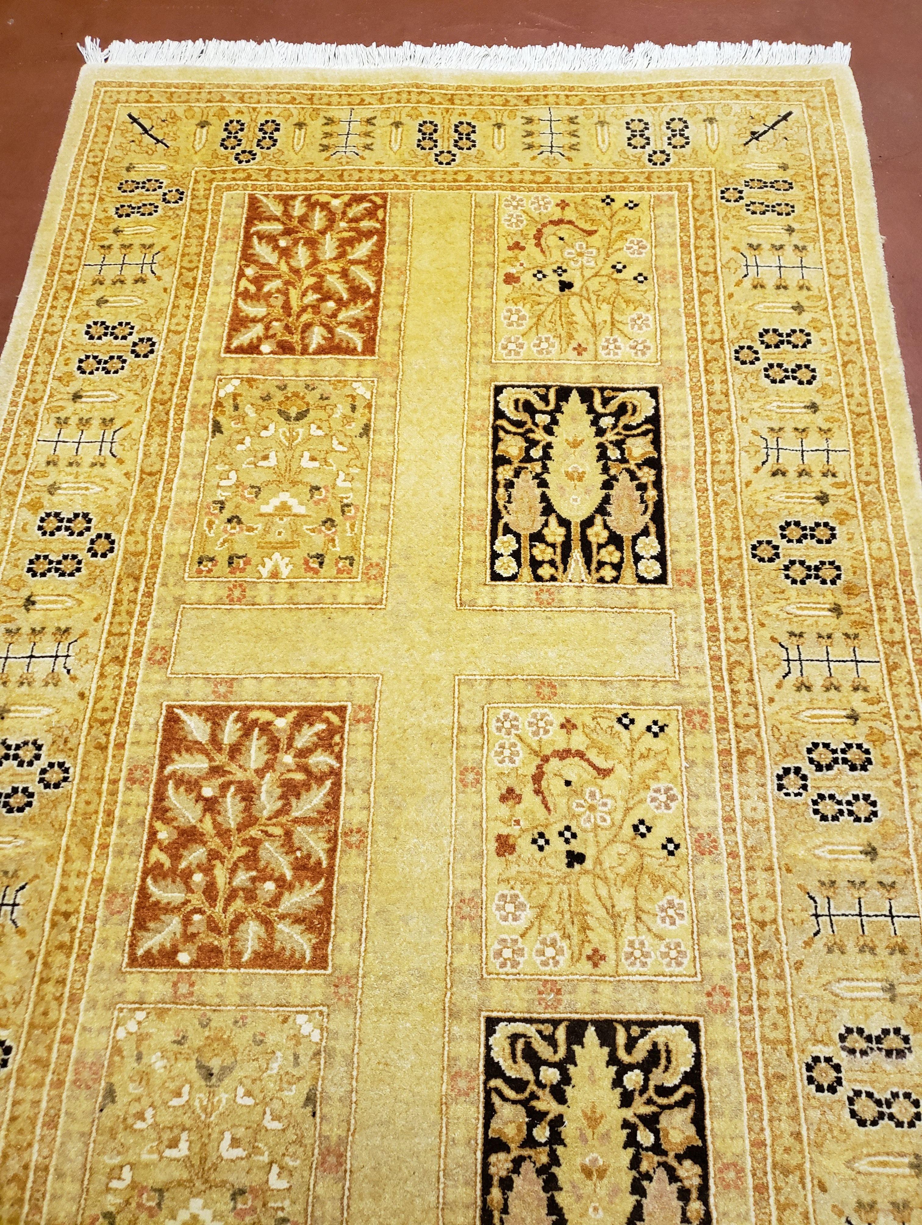 3' 2" x 12 ' 6" Pak Persian Safavieh Runner Haji Jalil Fine Runner Rug 3ft Runner 12ft Runner 13ft Runner Panel Design Runner Hand-Knotted - Image 3