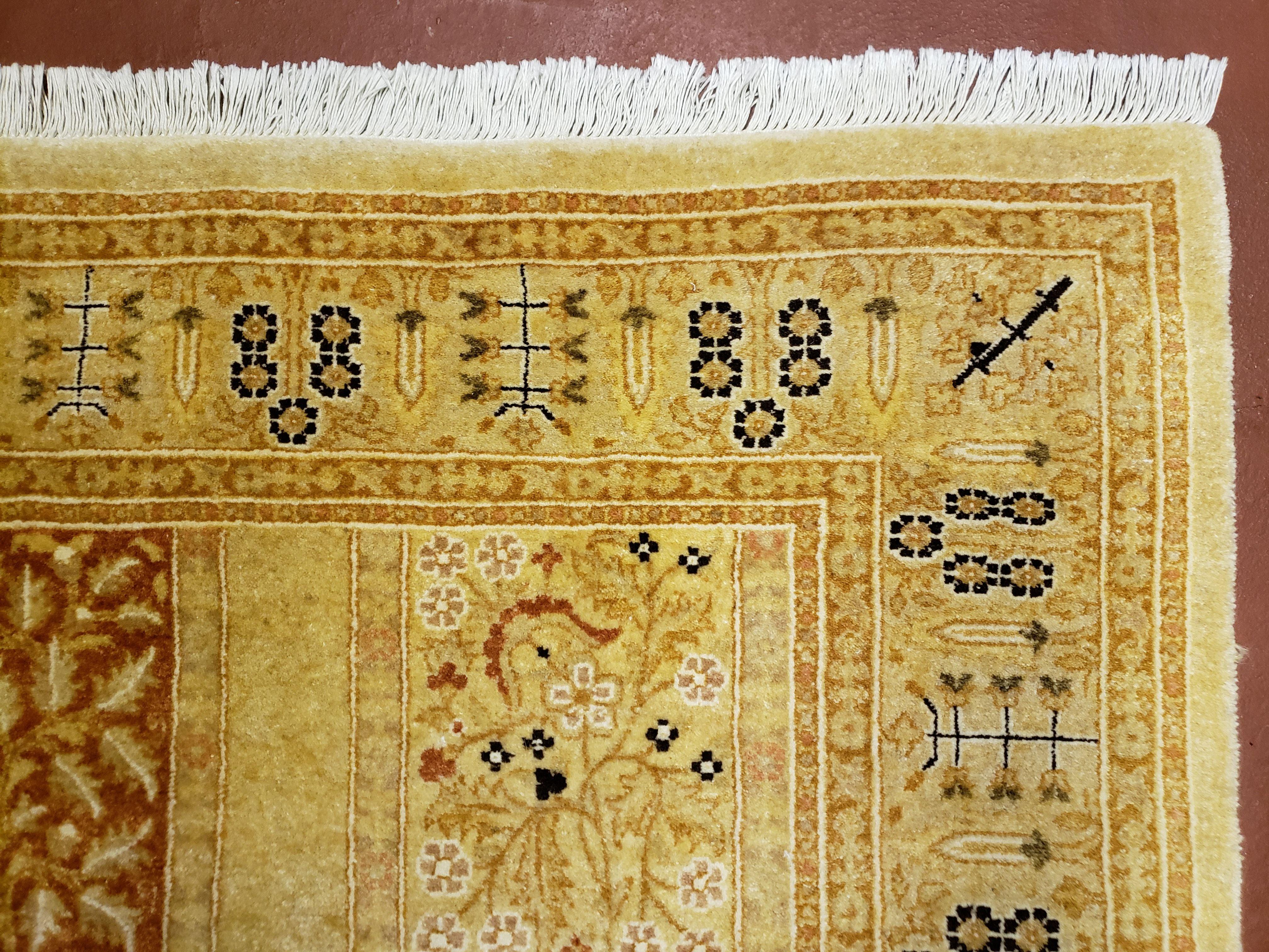 3' 2" x 12 ' 6" Pak Persian Safavieh Runner Haji Jalil Fine Runner Rug 3ft Runner 12ft Runner 13ft Runner Panel Design Runner Hand-Knotted - Image 5