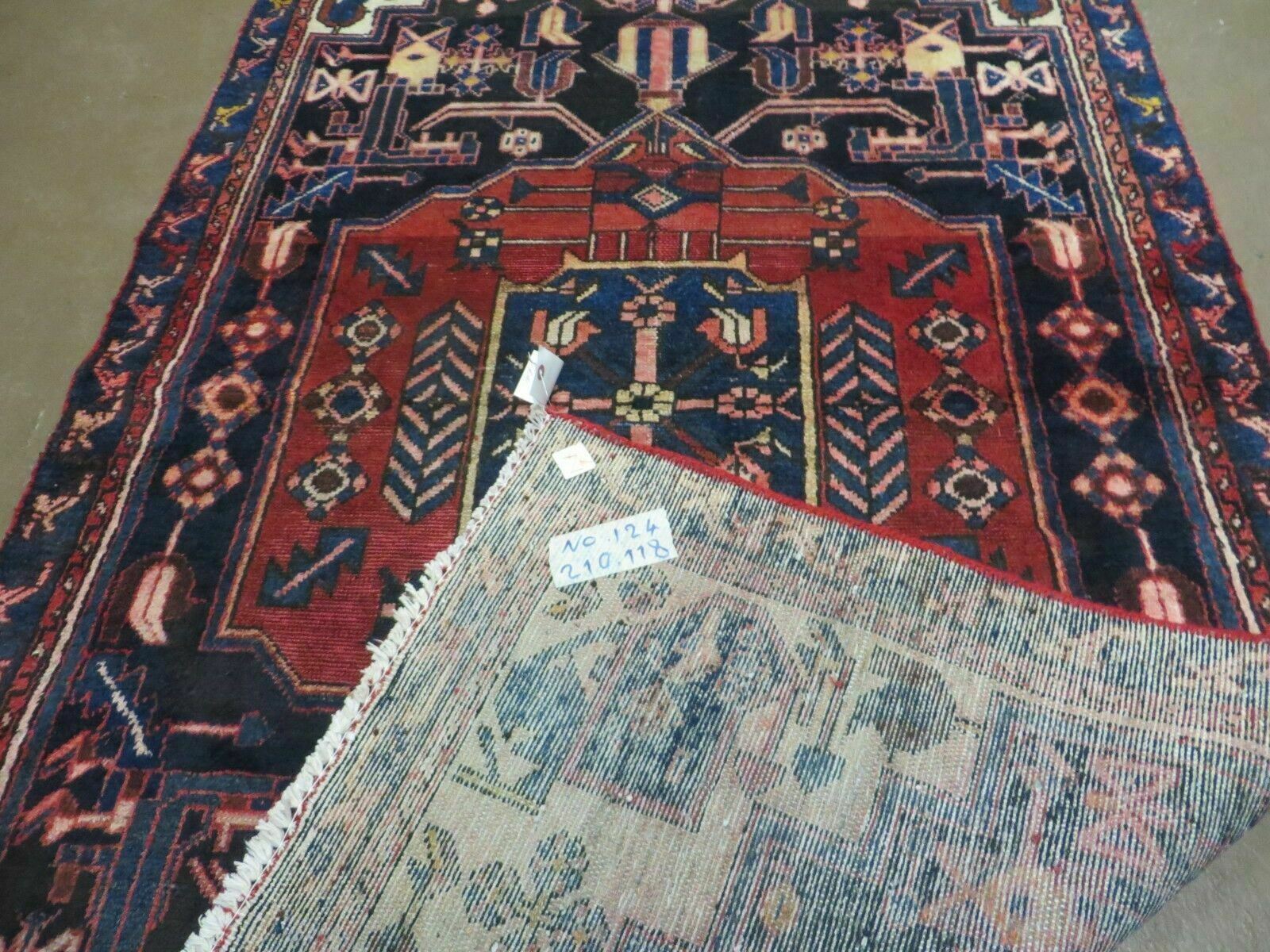 4' X 7' Antique 1920 Handmade Turkish Anatolian Wool Rug Veg Dye Nice - Image 12