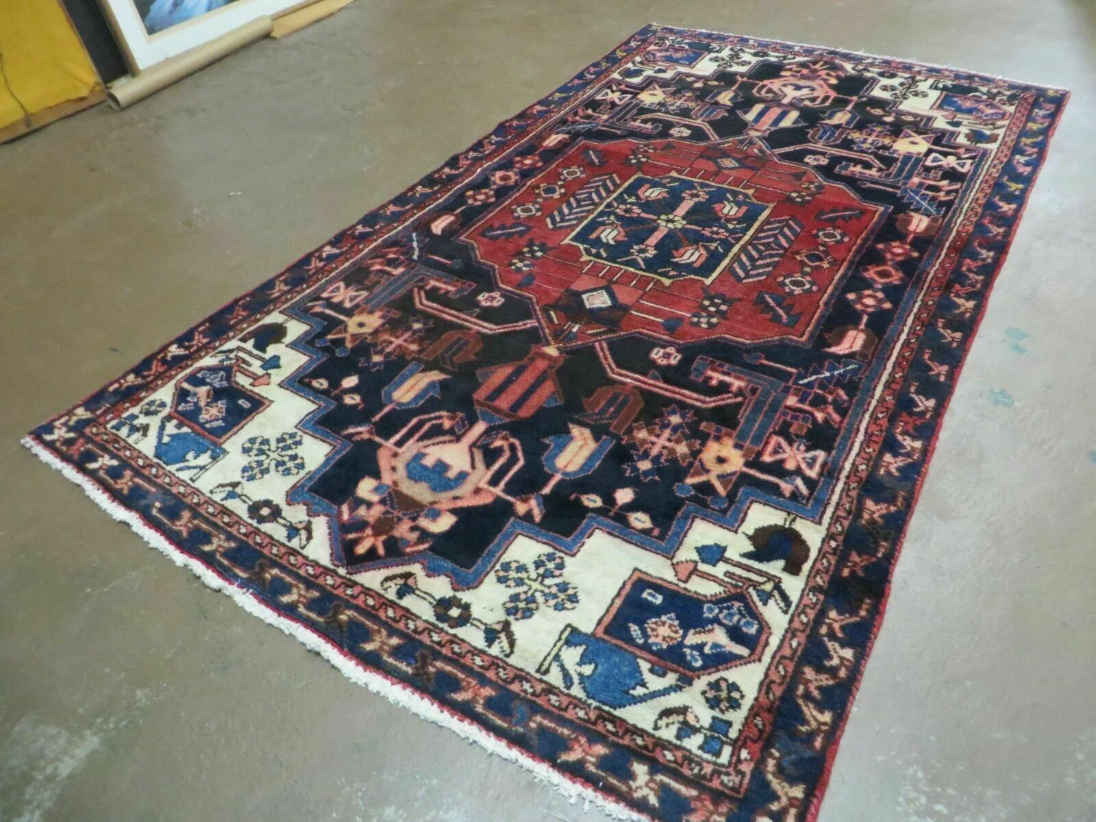 4' X 7' Antique 1920 Handmade Turkish Anatolian Wool Rug Veg Dye Nice - Image 14