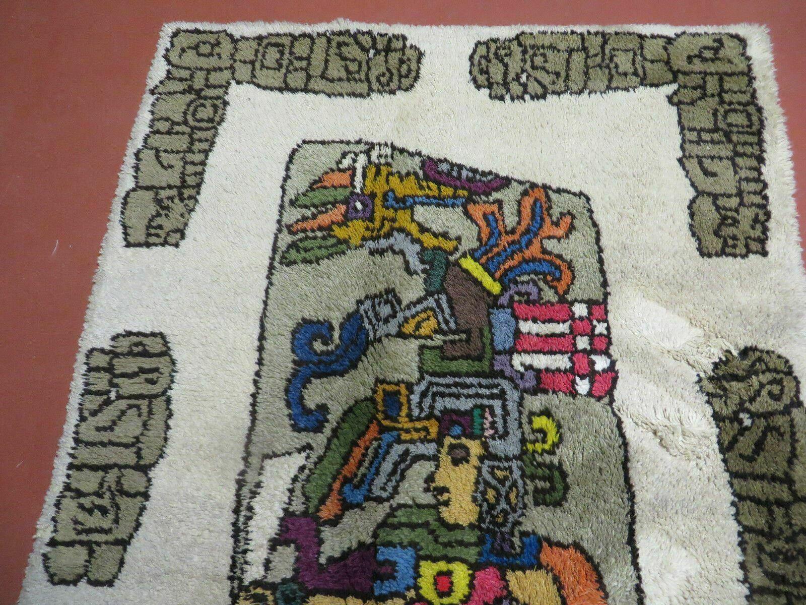 4' X 7' Vintage Handmade Knotted Tribal Nomadic Shag Wool Rug Carpet Prince - Image 3