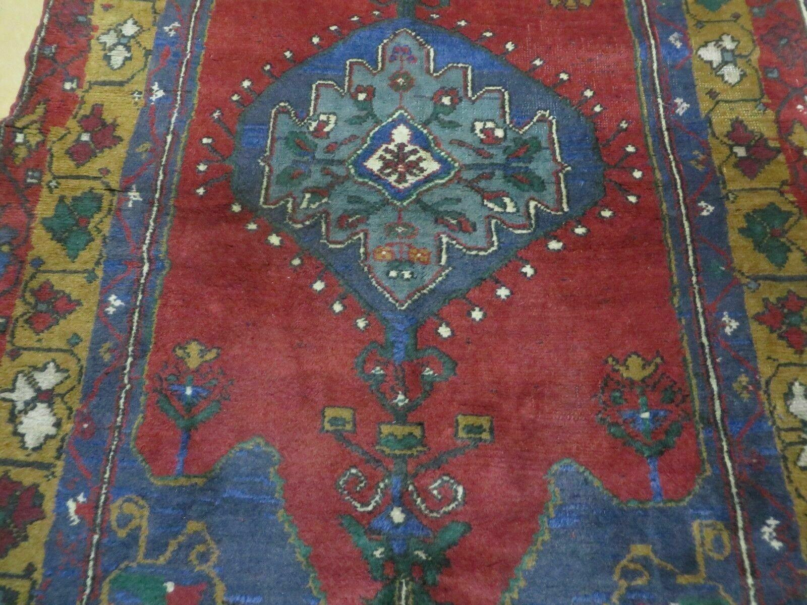 4' X 8' Vintage Handmade Turkish Kazak Pattern Wool Rug Carpet Nice # 105 - Image 12