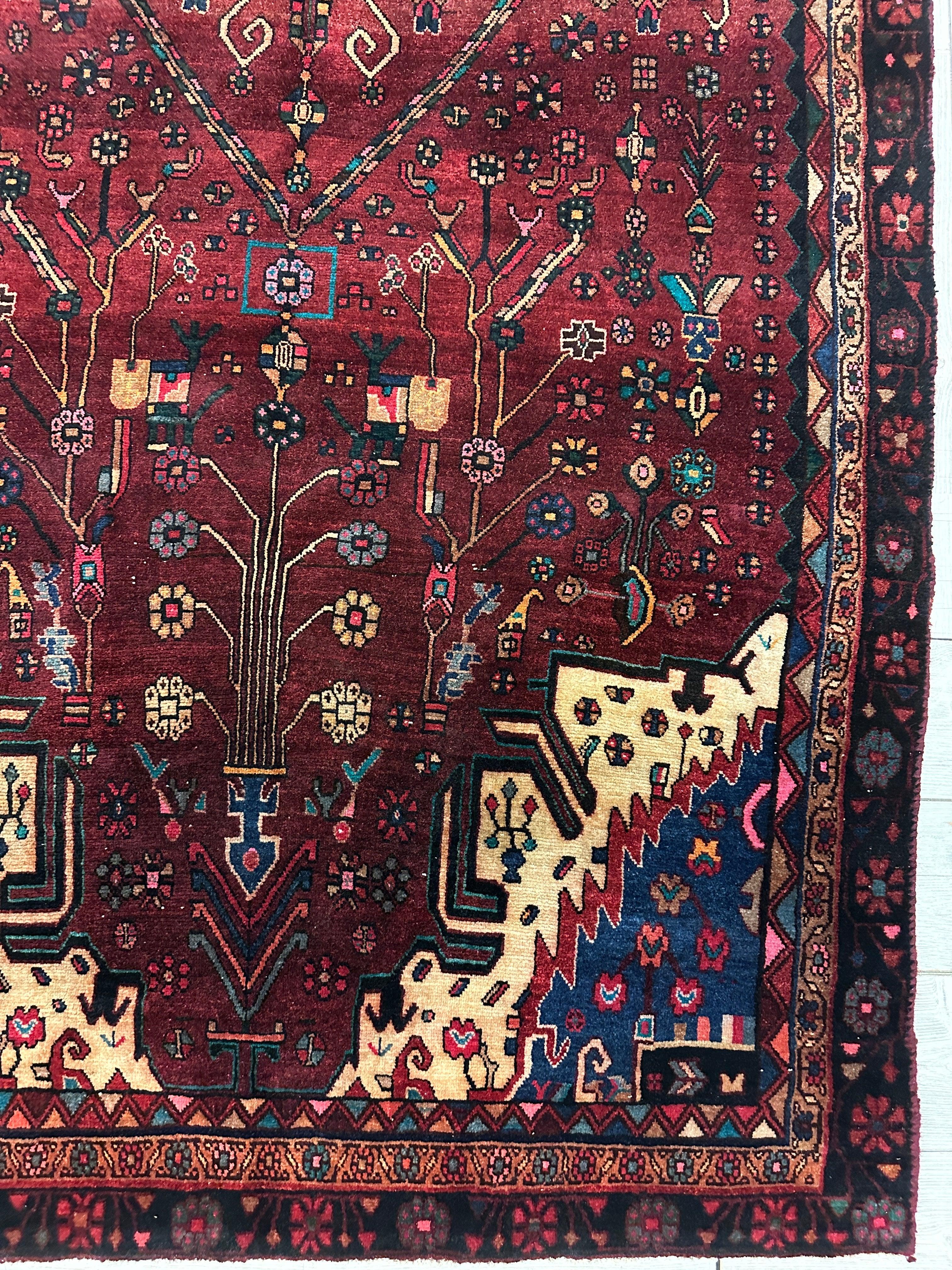 4'2” x 11’4” Hand Knotted Farahan Persian Wool Runner Rug - Image 23