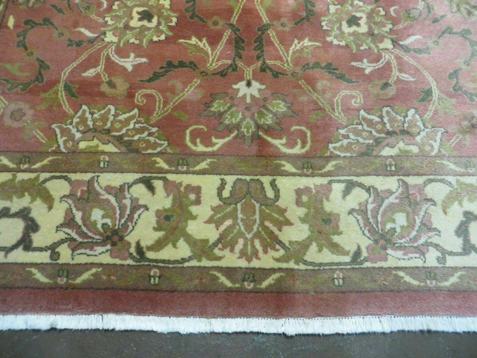 6' X 9' Vintage Handmade Indian Floral Oriental Wool Rug Veg Dyes Nice - Image 5