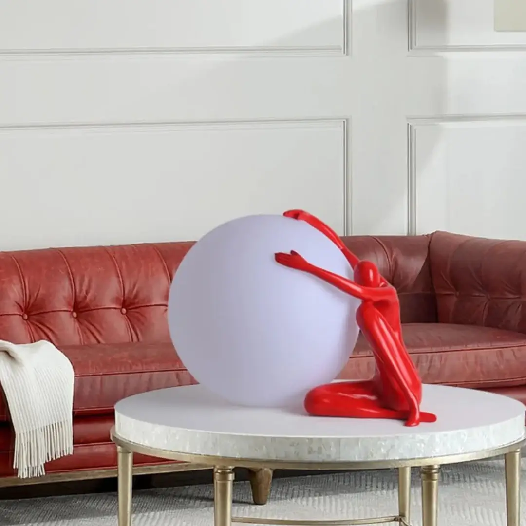 Abstract Character Round Table Lamp - Image 12