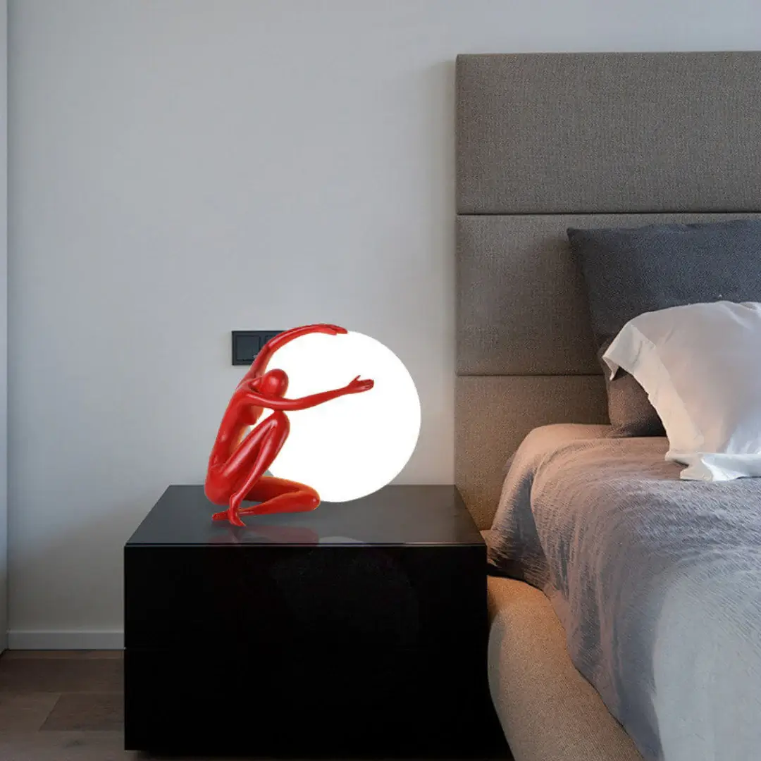 Abstract Character Round Table Lamp - Image 7