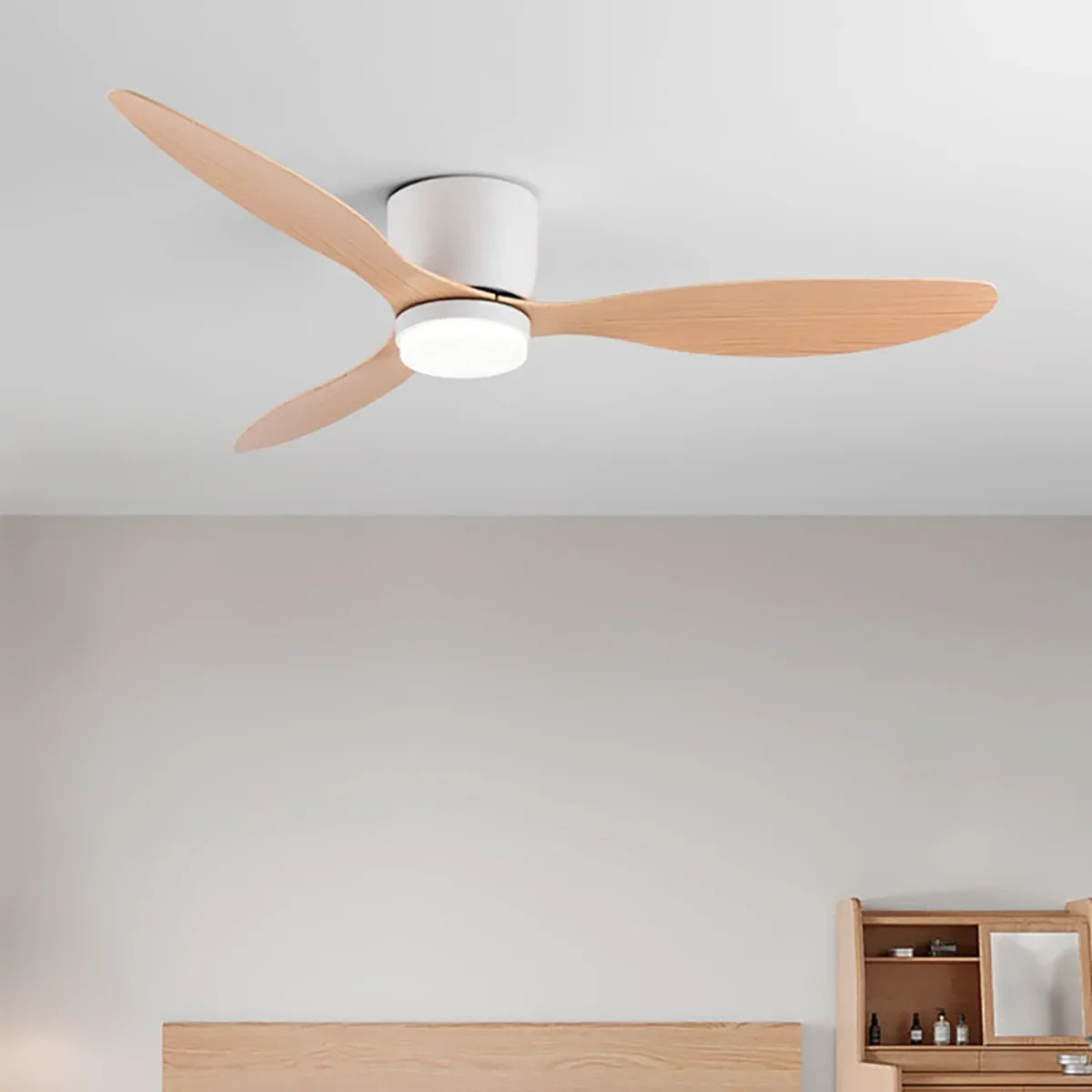 Aerodynamics Wooden Ceiling Fan Light - Image 2