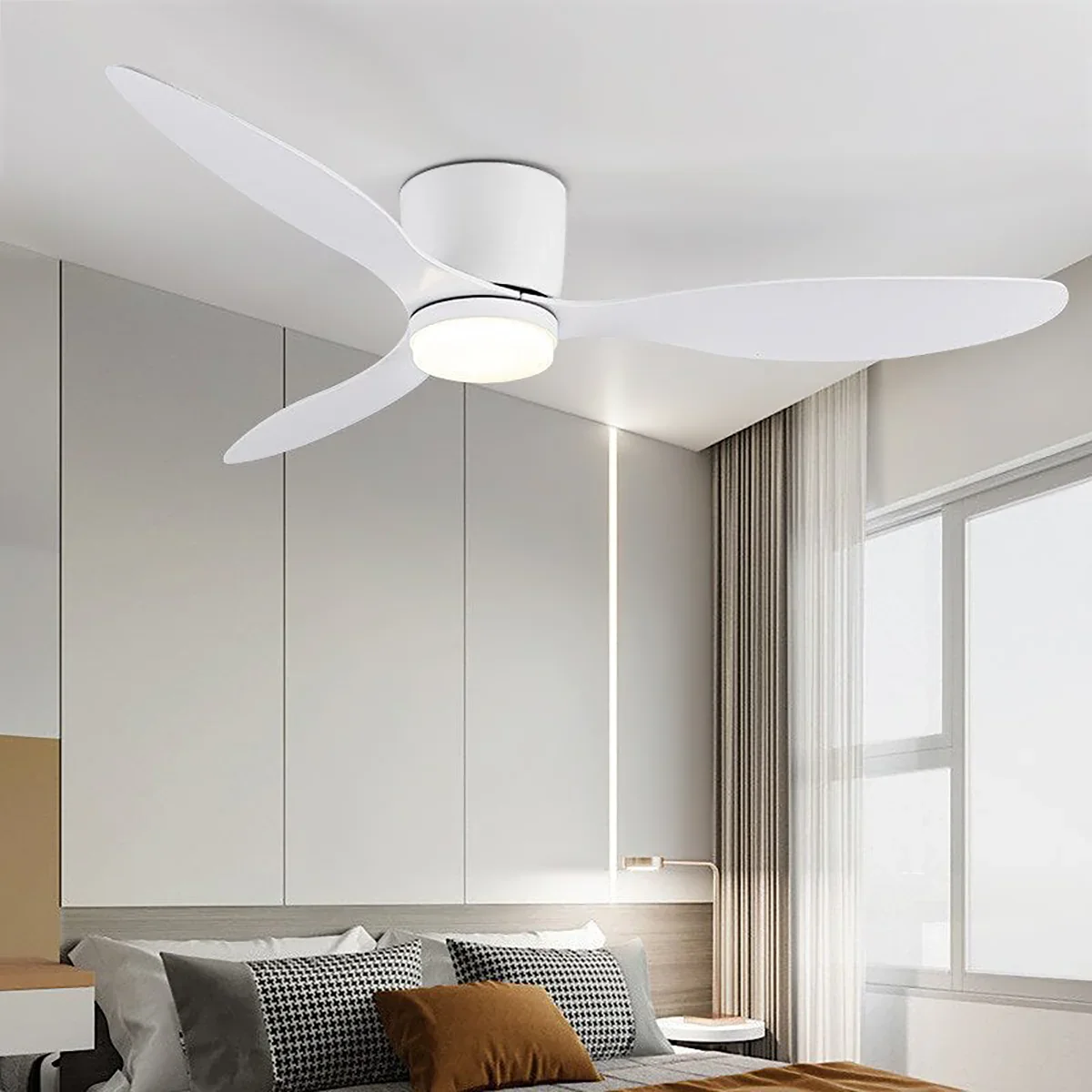 Aerodynamics Wooden Ceiling Fan Light - Image 8