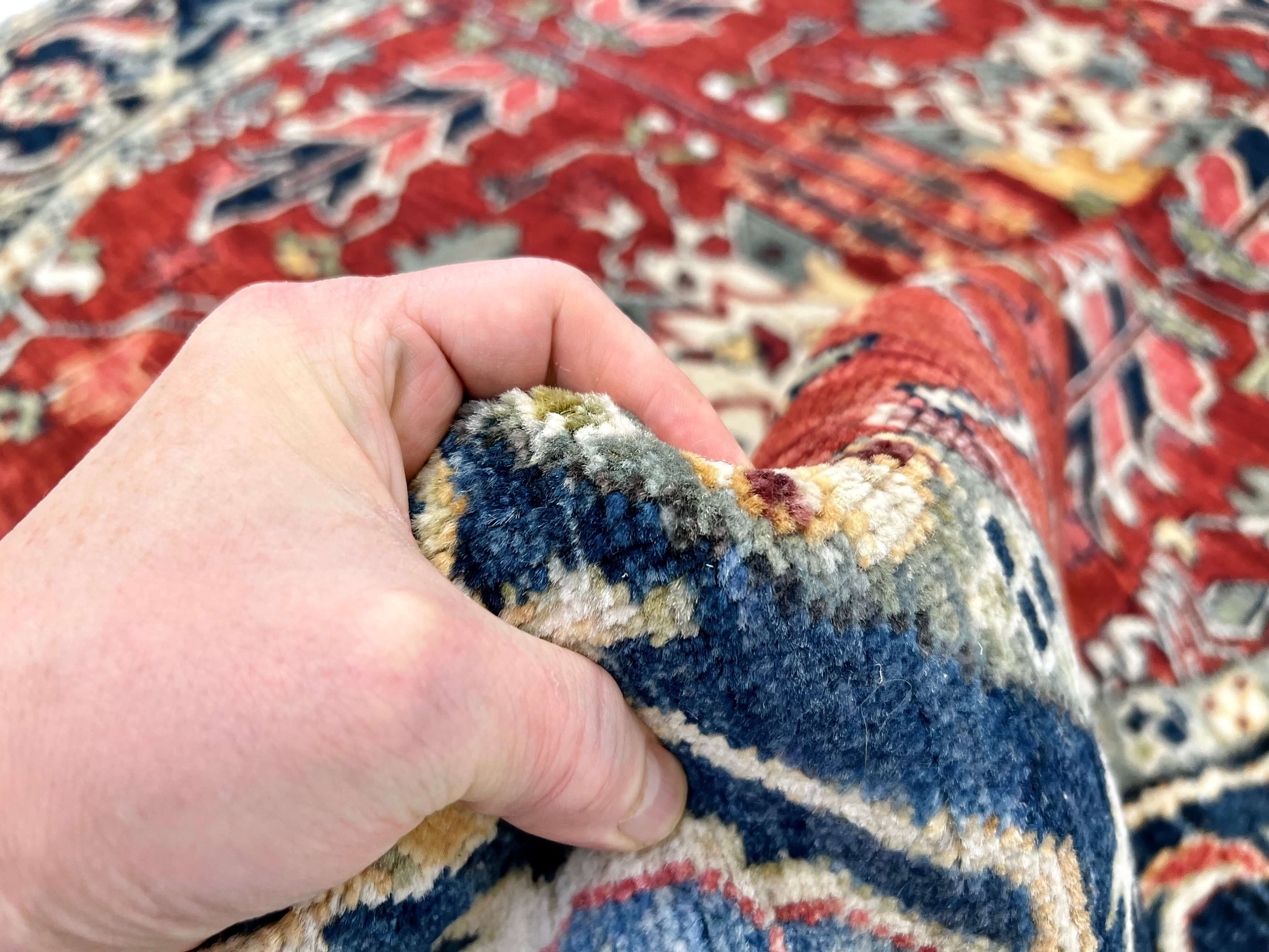 Afghan Heriz (7'00" Round) - Image 5
