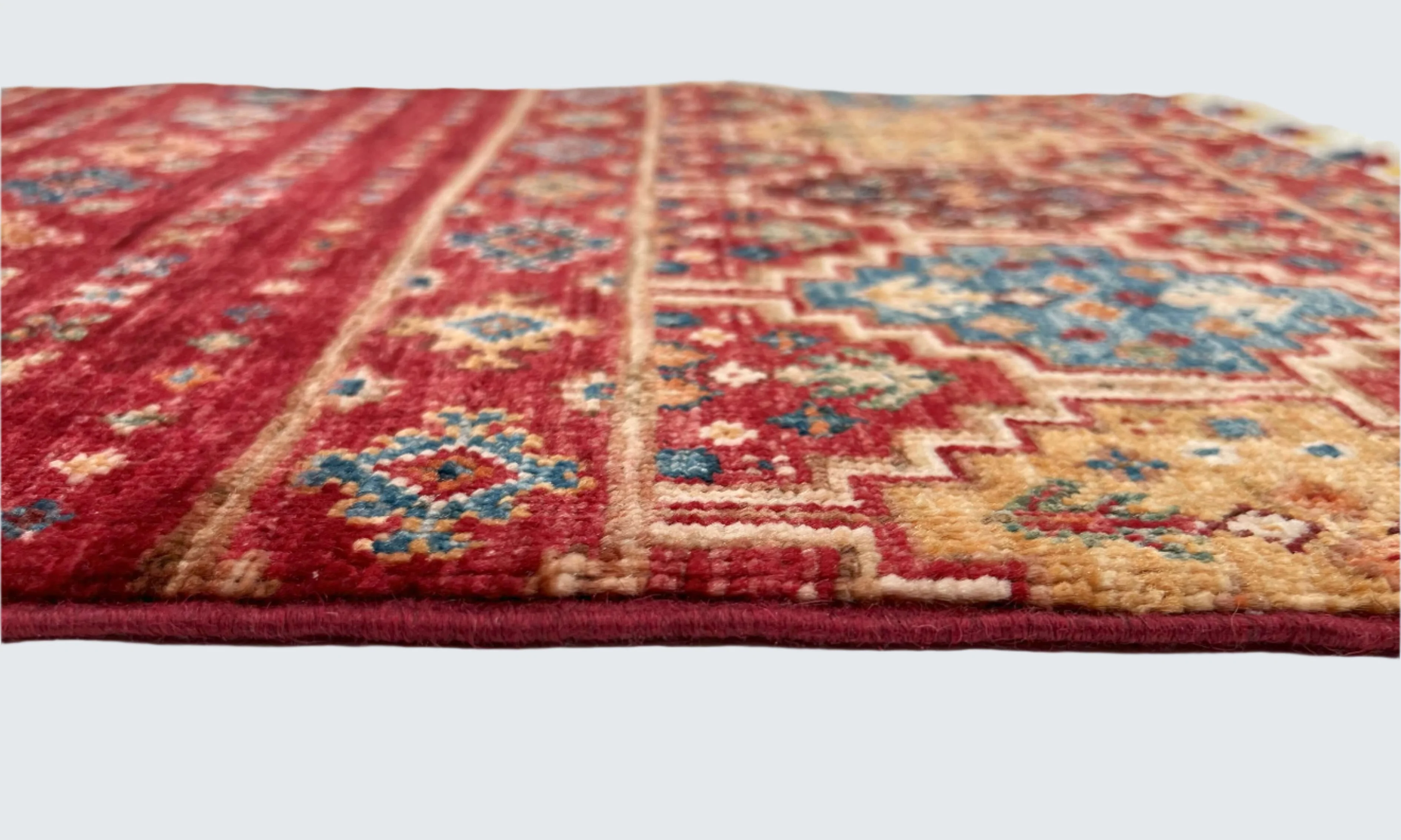 Afghan Khorjin (2'00"x3'03") red - Image 3