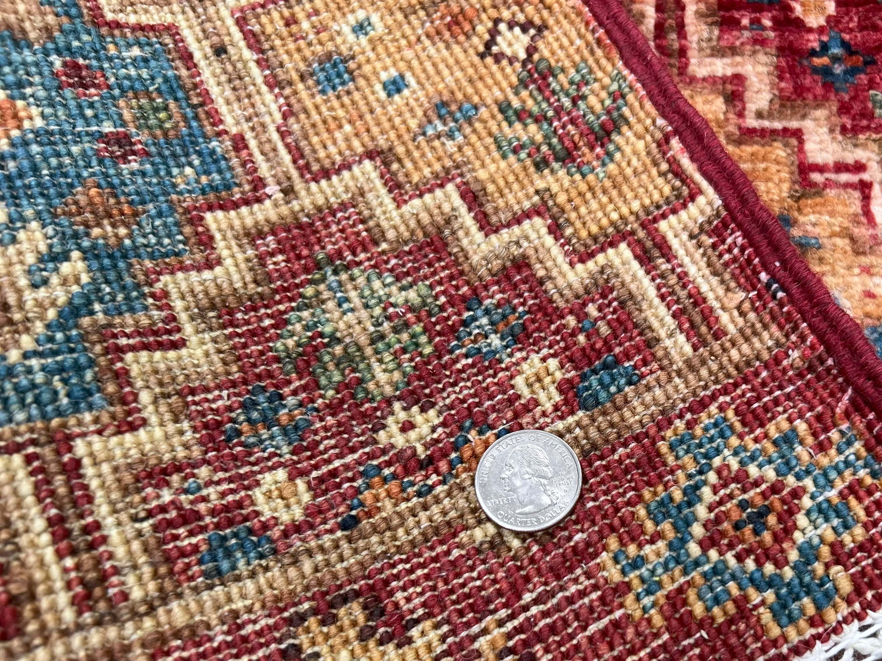 Afghan Khorjin (2'00"x3'03") red - Image 5