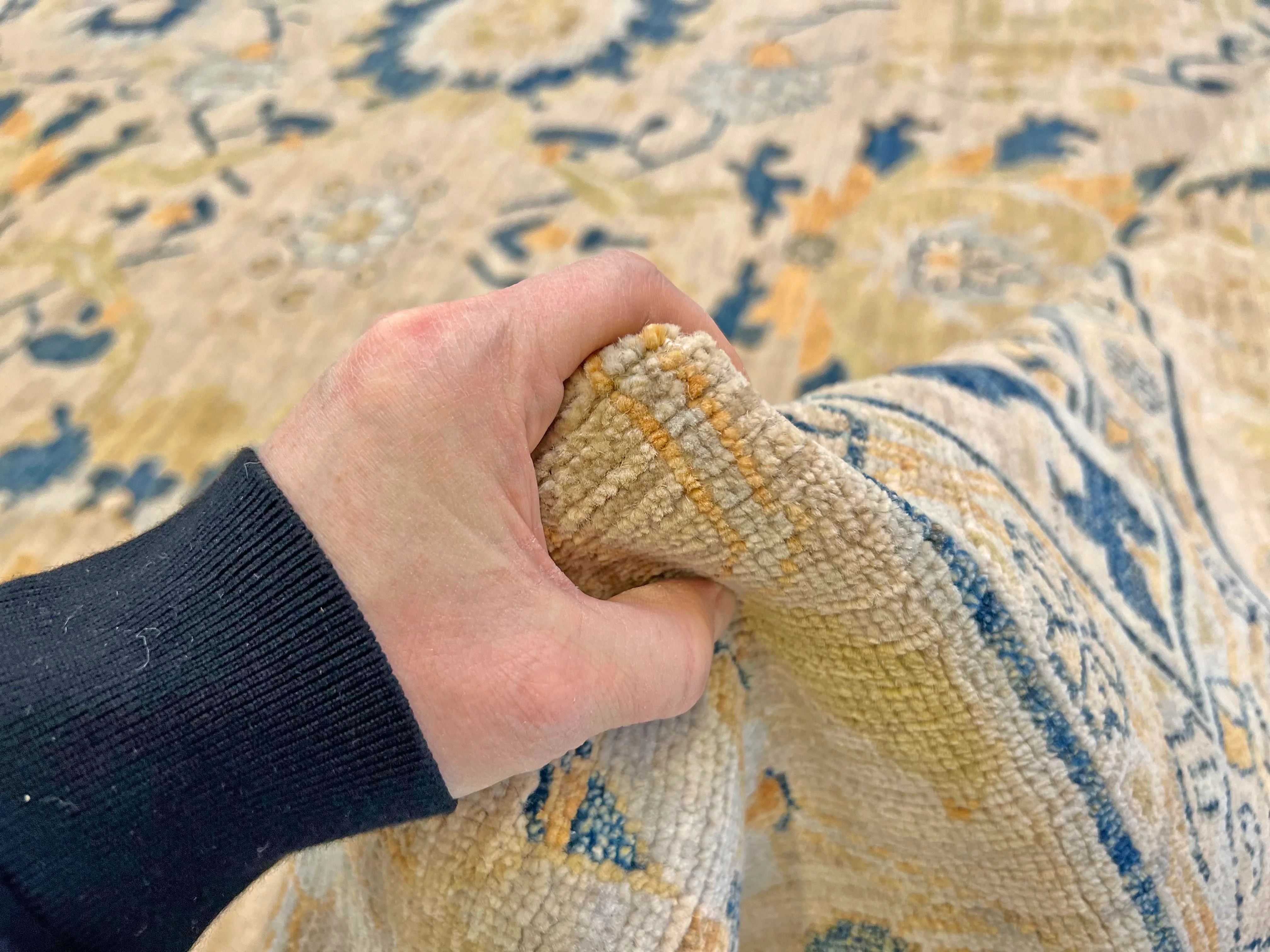 Afghan-made Oushak (9'01"x11'10") - Image 6