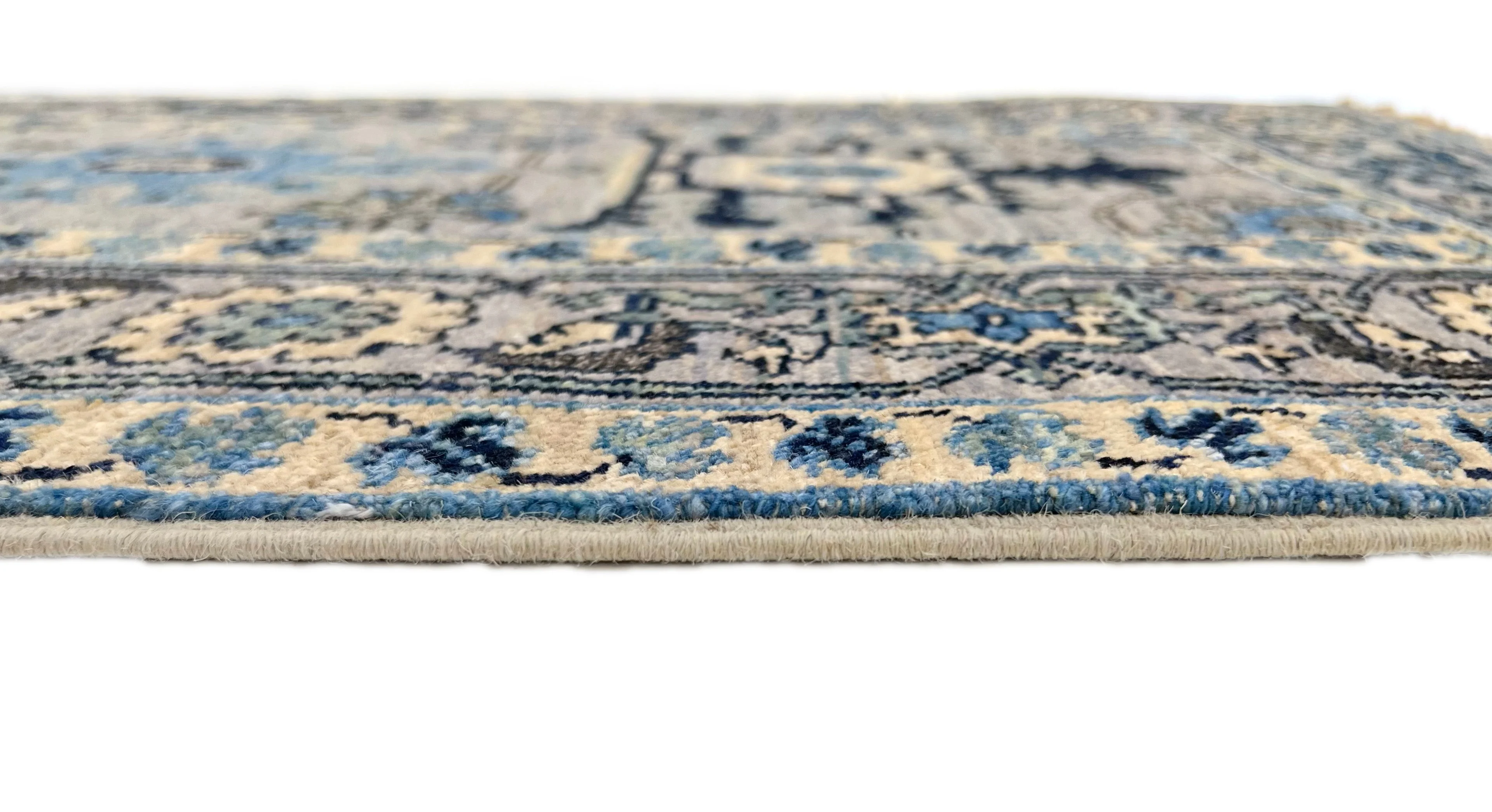Afghan Serapi veg.dye blue monochrome (2x4) - Image 5