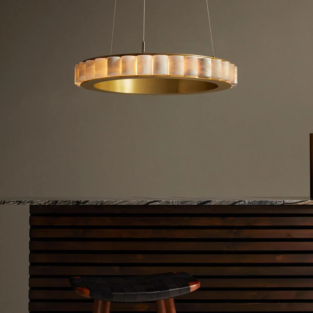 Alabaster Avalon Halo Chandelier - Image 15