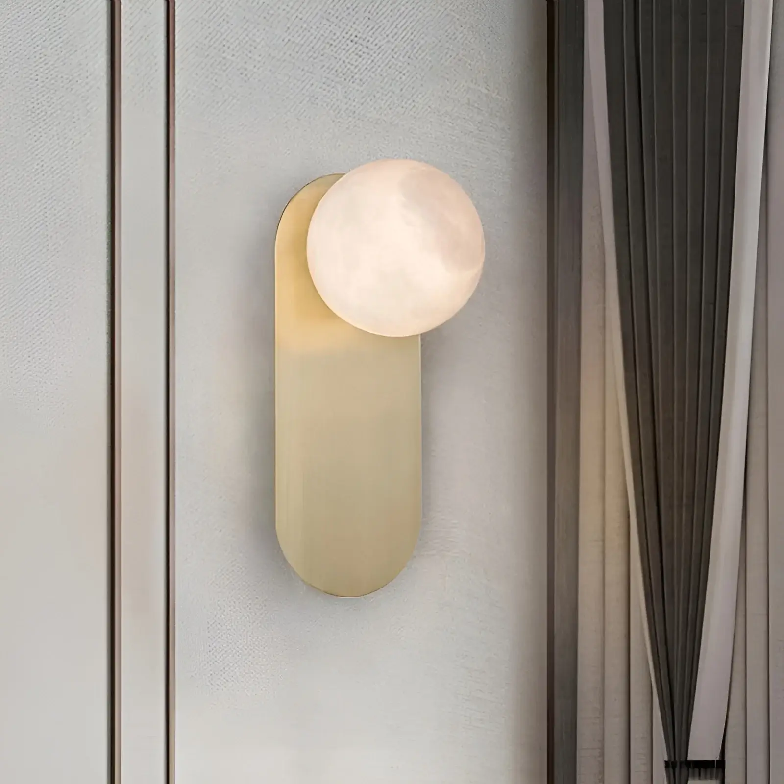 Alabaster Copper Adrion Wall Light - Image 5