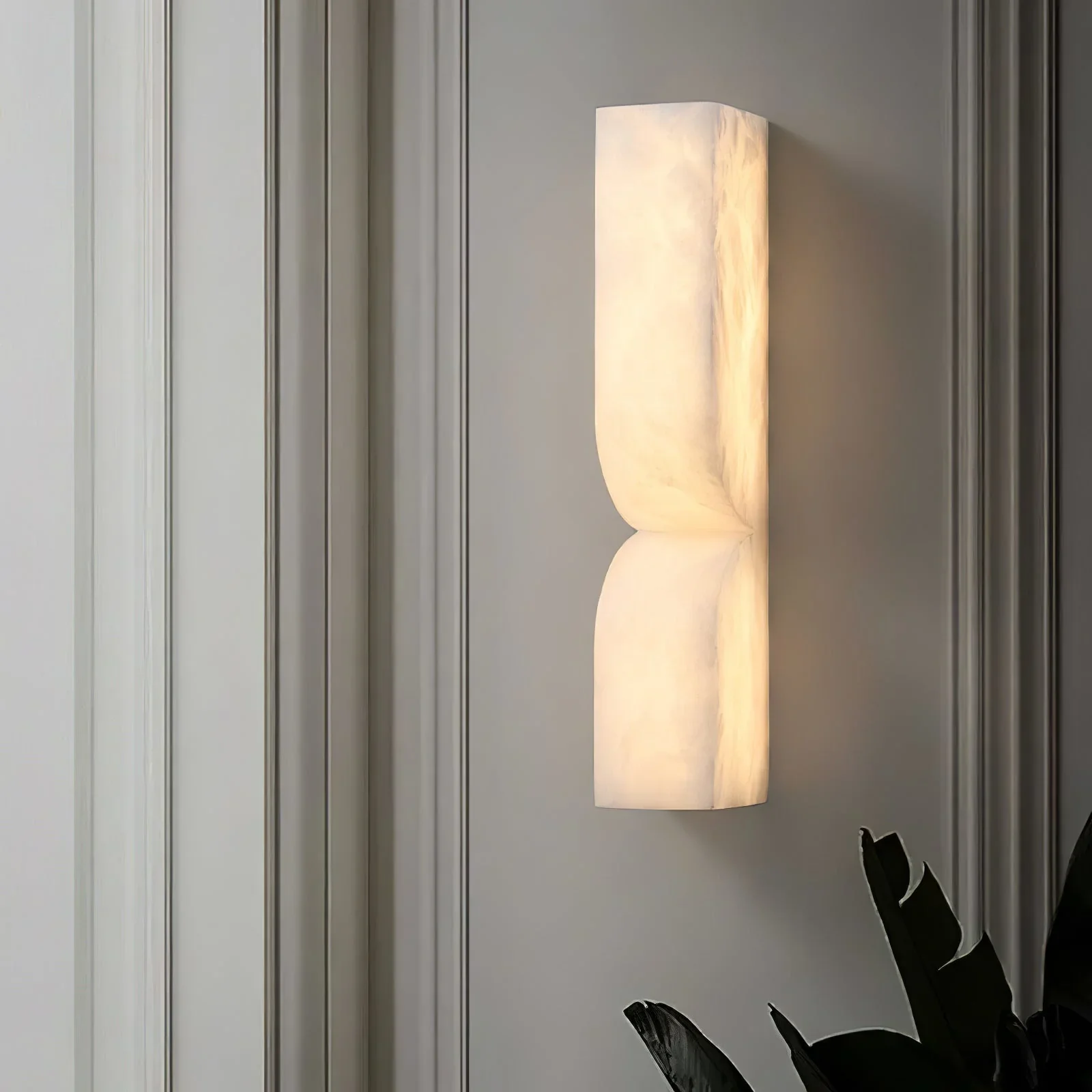 Alabaster Essence Rectangle Wall Sconce - Image 8