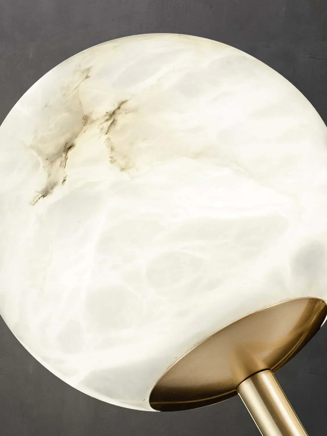 Alabaster Maytoni Erich Brass Chandelier - Image 15