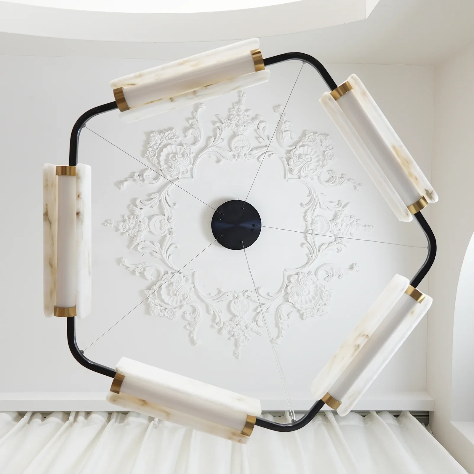 Alabaster Modern Chandelier - Image 21