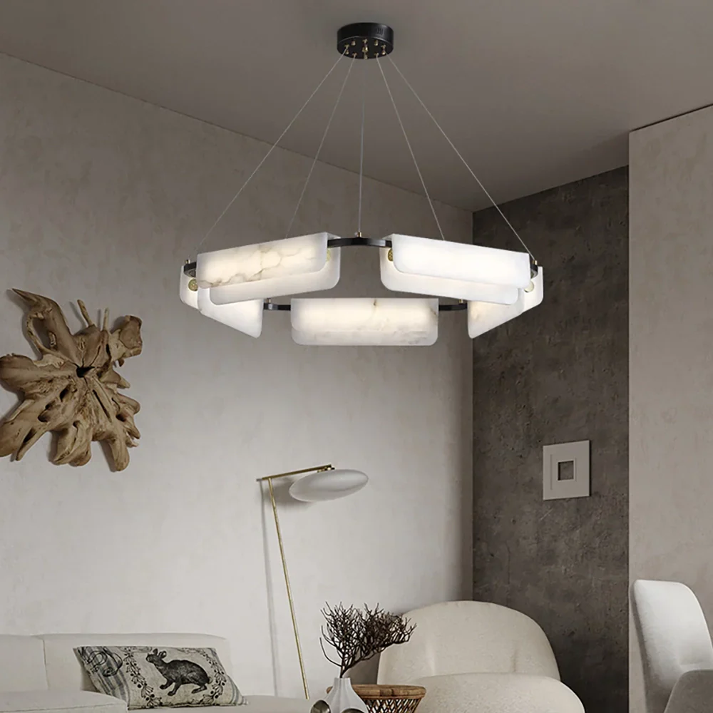 Alabaster Modern Chandelier - Image 5