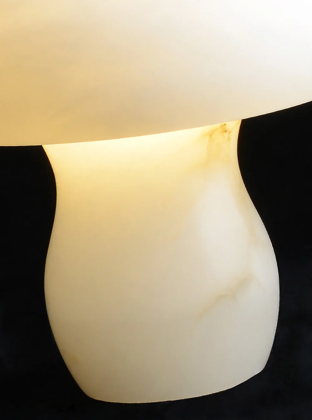 Alabaster Mushroom Table Lamp - Image 13