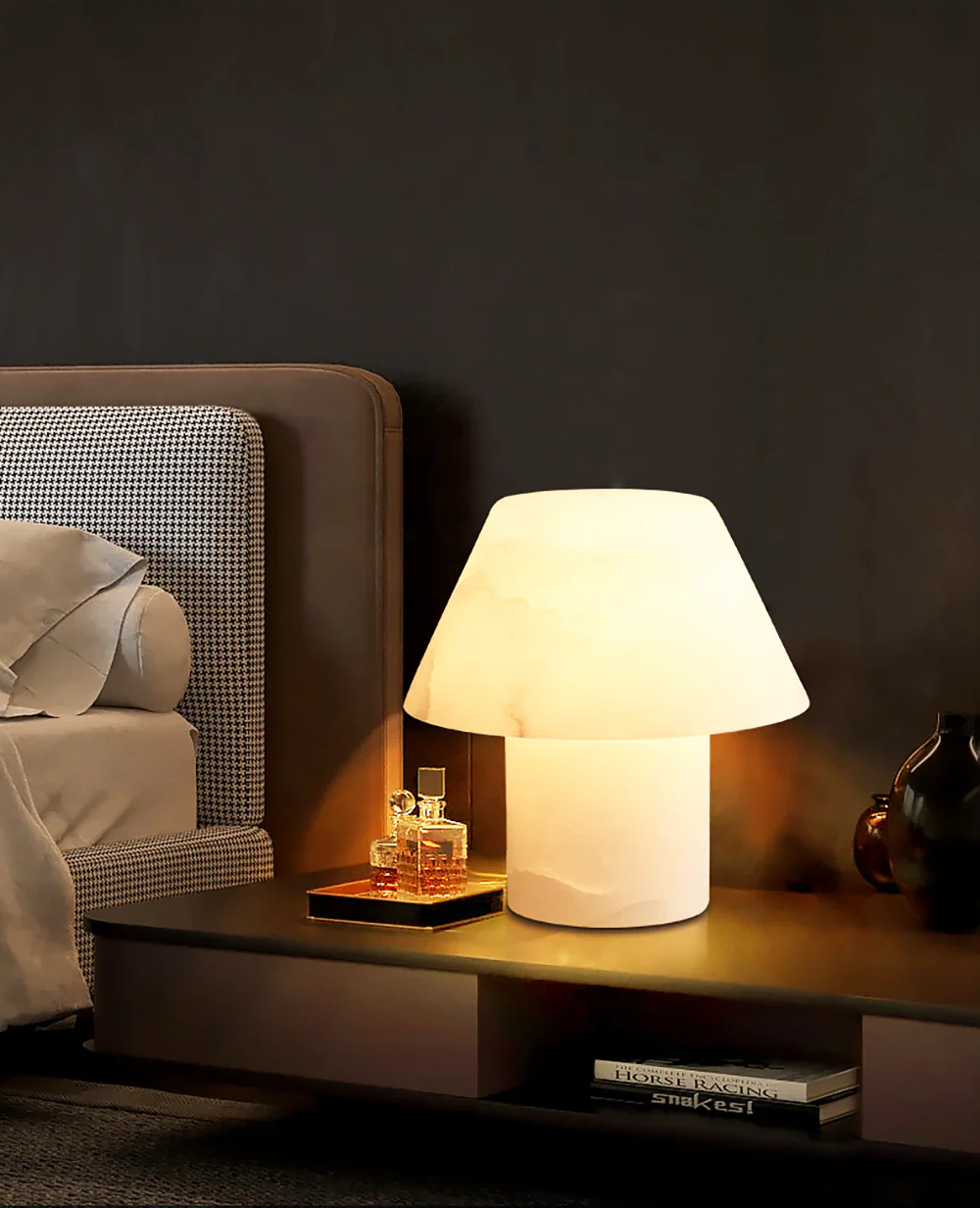Alabaster Petra Stone House Table Lamp - Image 11
