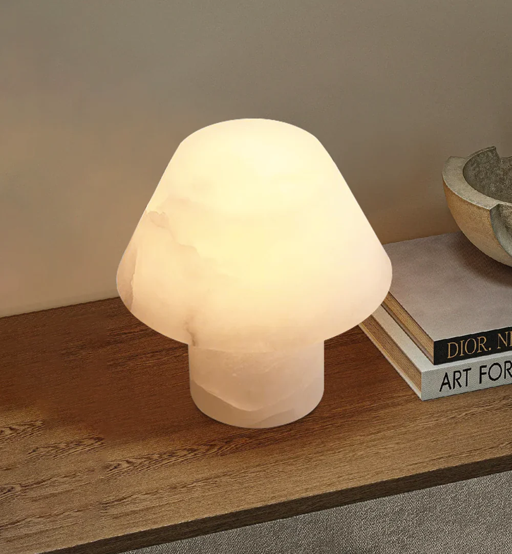 Alabaster Petra Stone House Table Lamp - Image 15