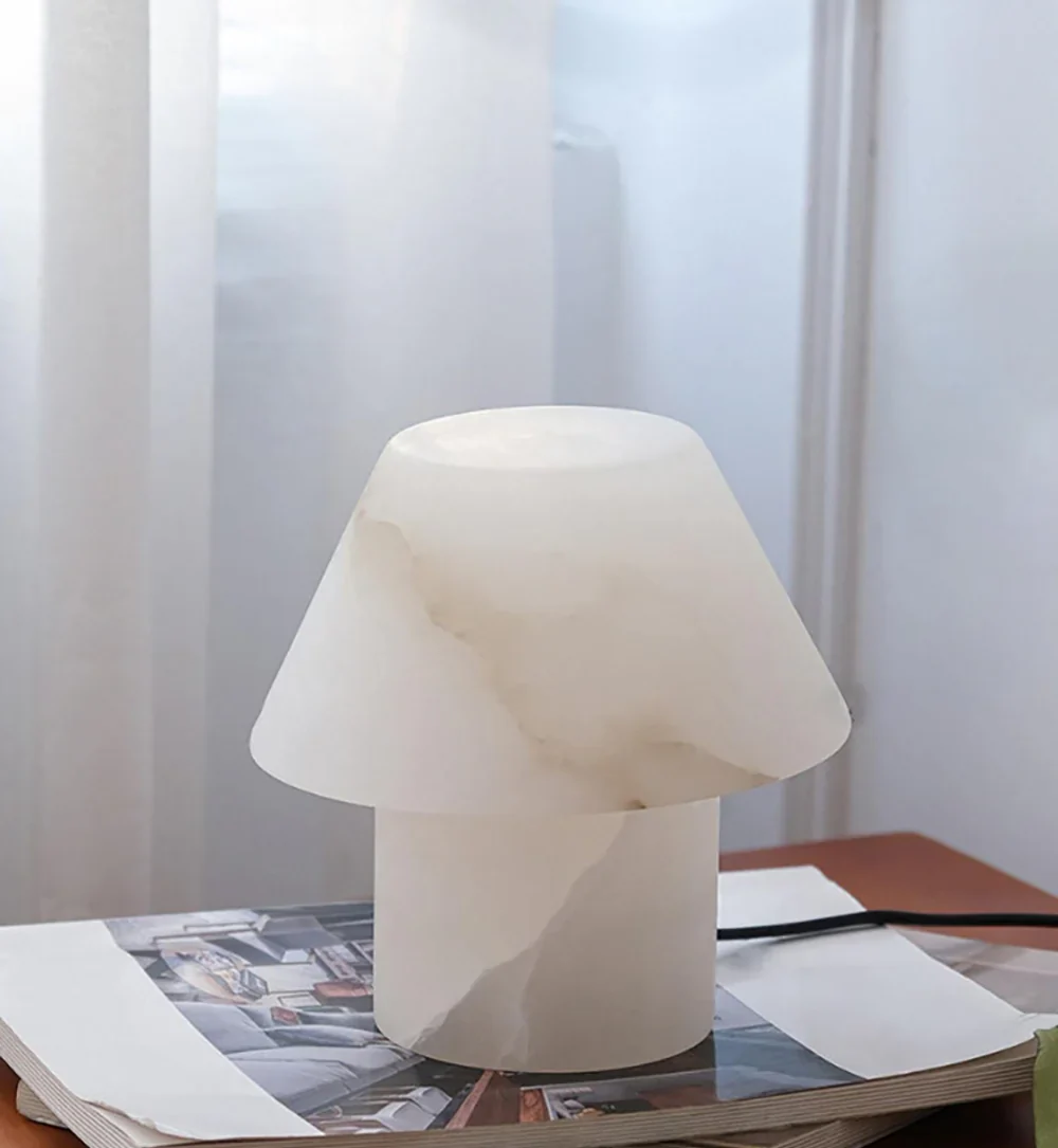 Alabaster Petra Stone House Table Lamp - Image 18