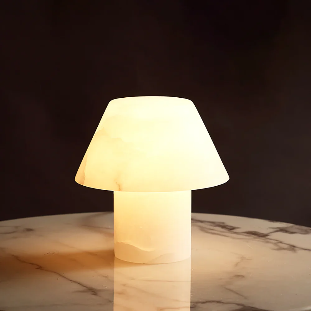 Alabaster Petra Stone House Table Lamp - Image 19