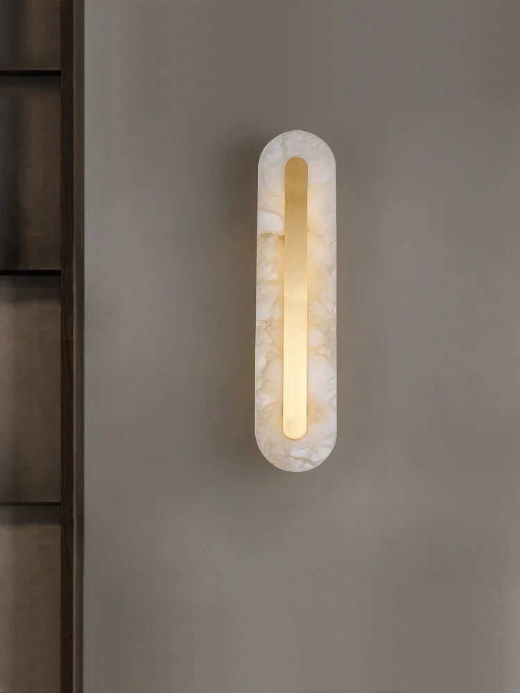 Alabaster Rounded Wall Light - Image 22