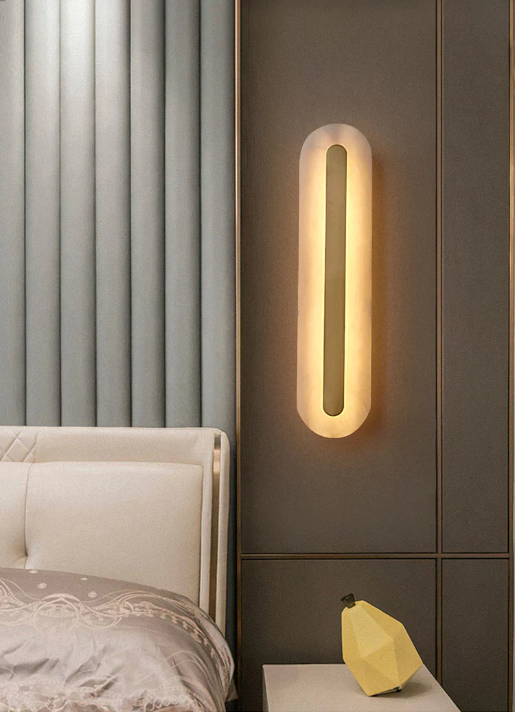 Alabaster Rounded Wall Light - Image 24