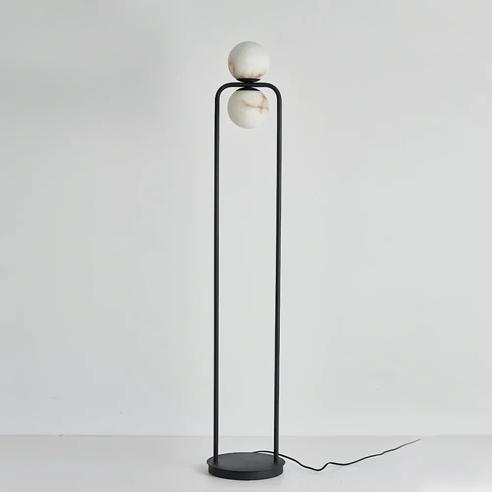 Alabaster Tribeca Black Floor Lamp - Image 10