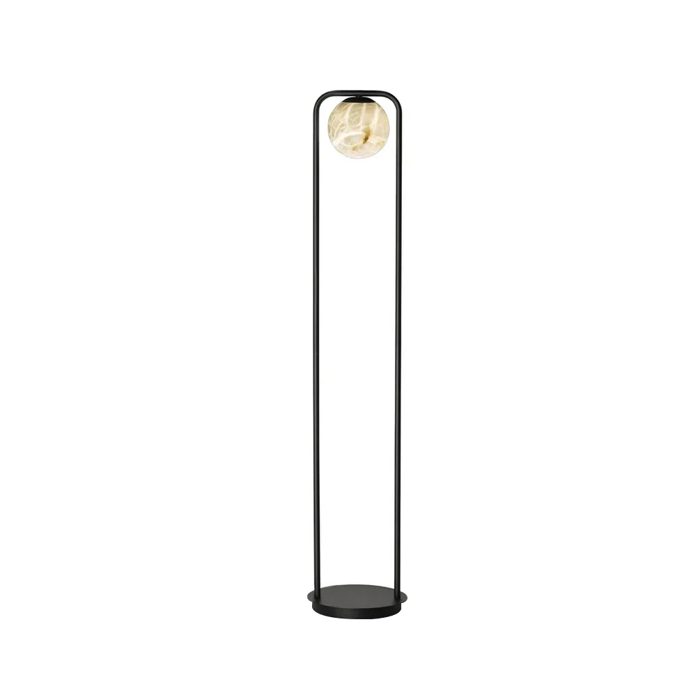 Alabaster Tribeca Black Floor Lamp - Image 14