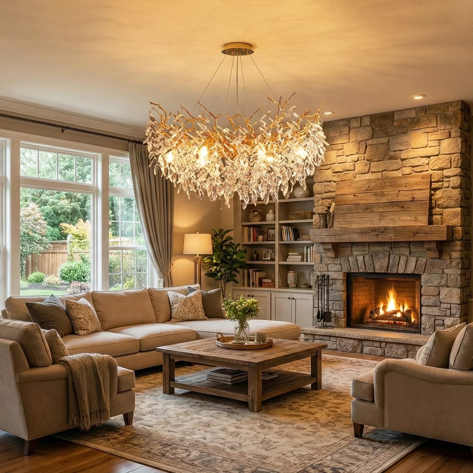 Albero Collection Crystal Chandelier - Image 2