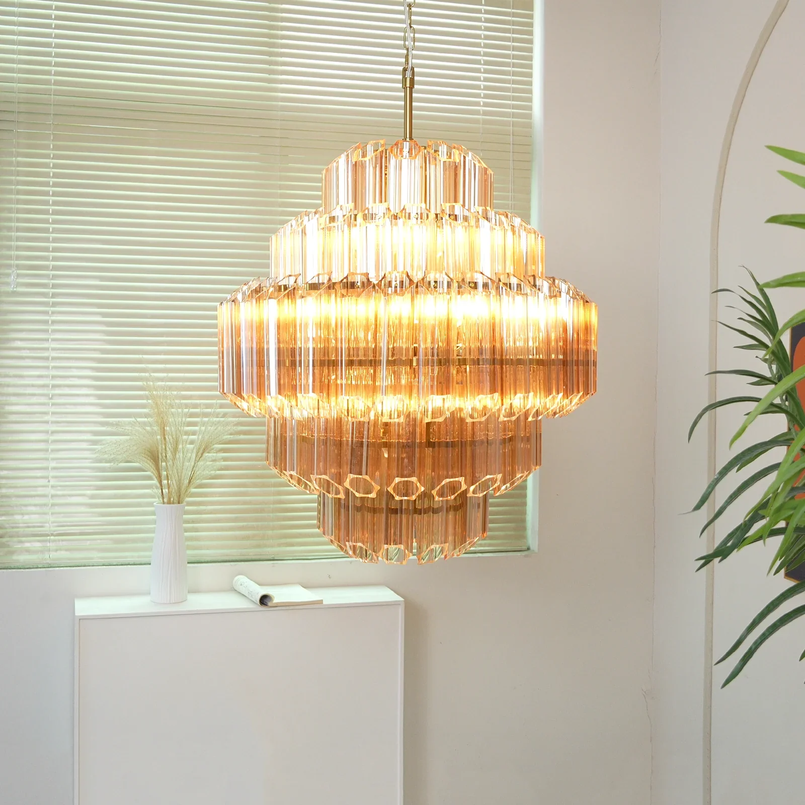 Amber Palermo Round Chandelier - Image 9