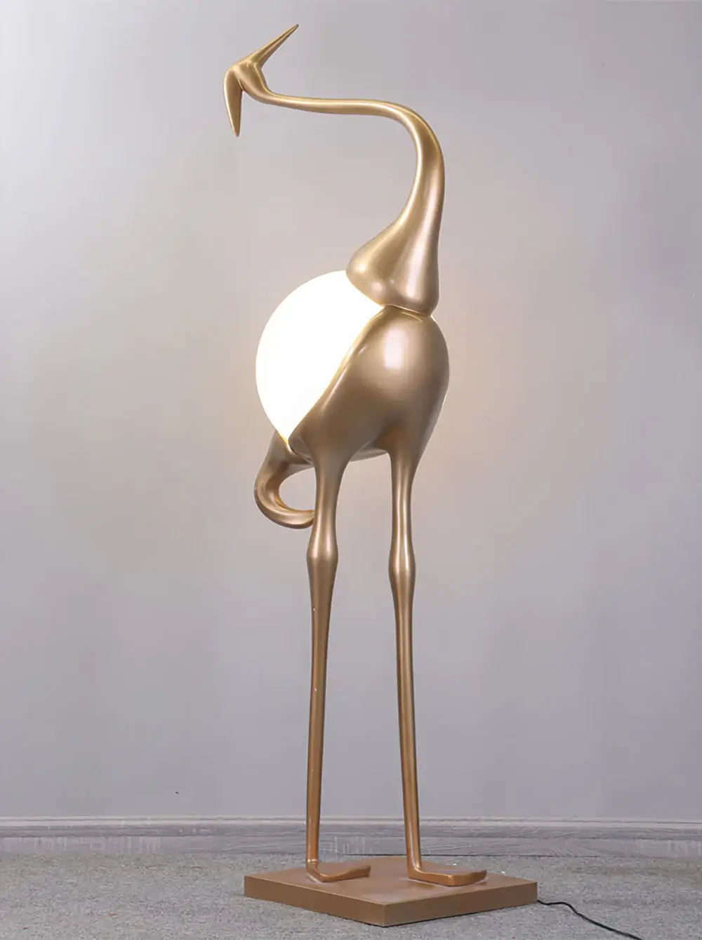 Animal Crane Art Deco Floor Lamp - Image 21