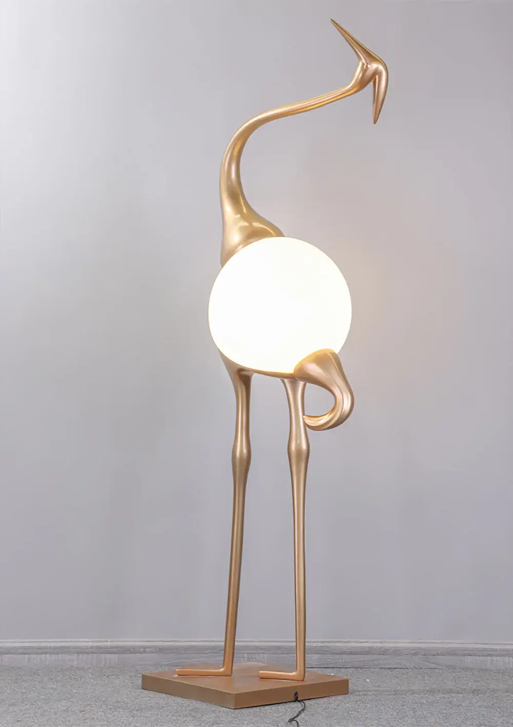 Animal Crane Art Deco Floor Lamp - Image 23