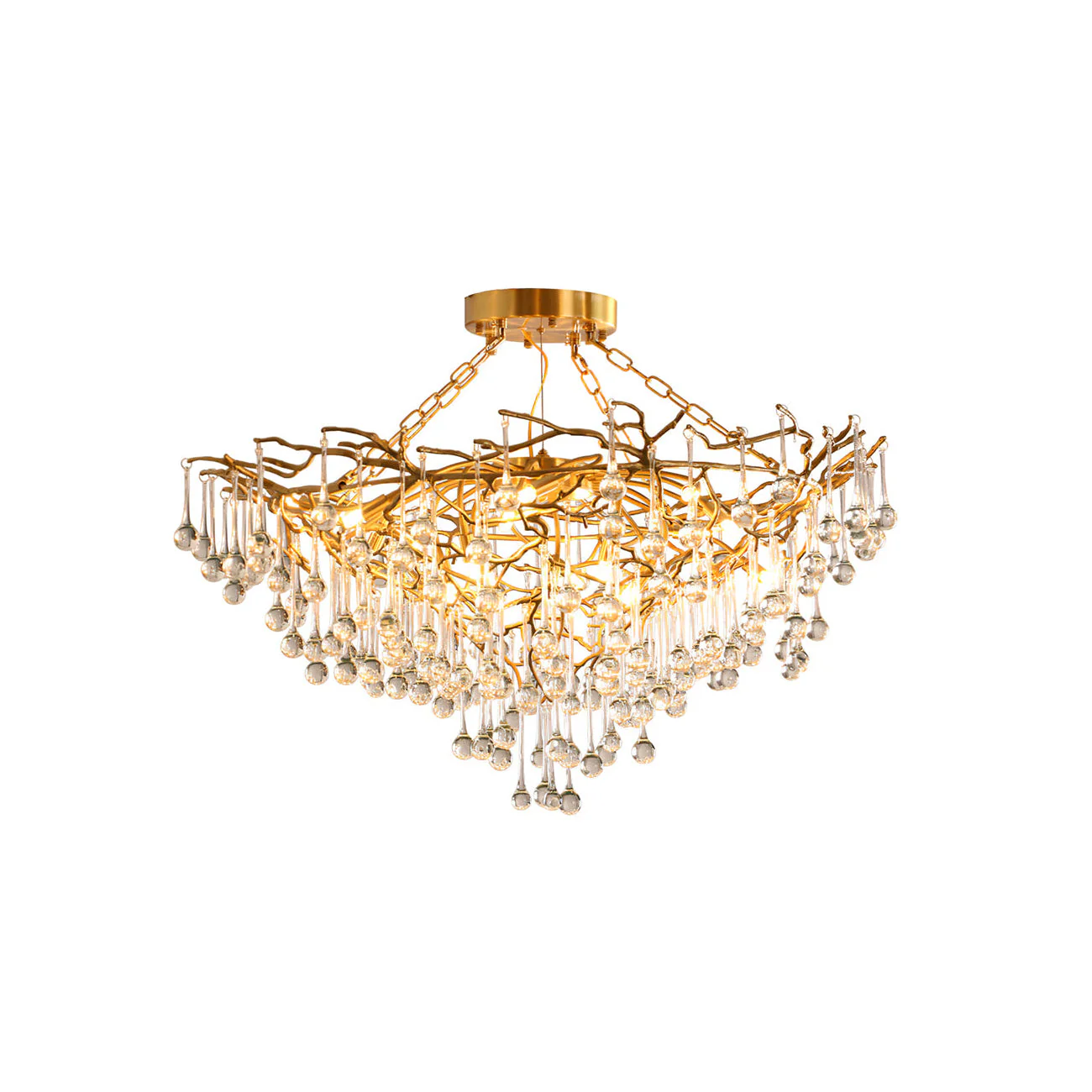Anita brass chandelier - Image 17