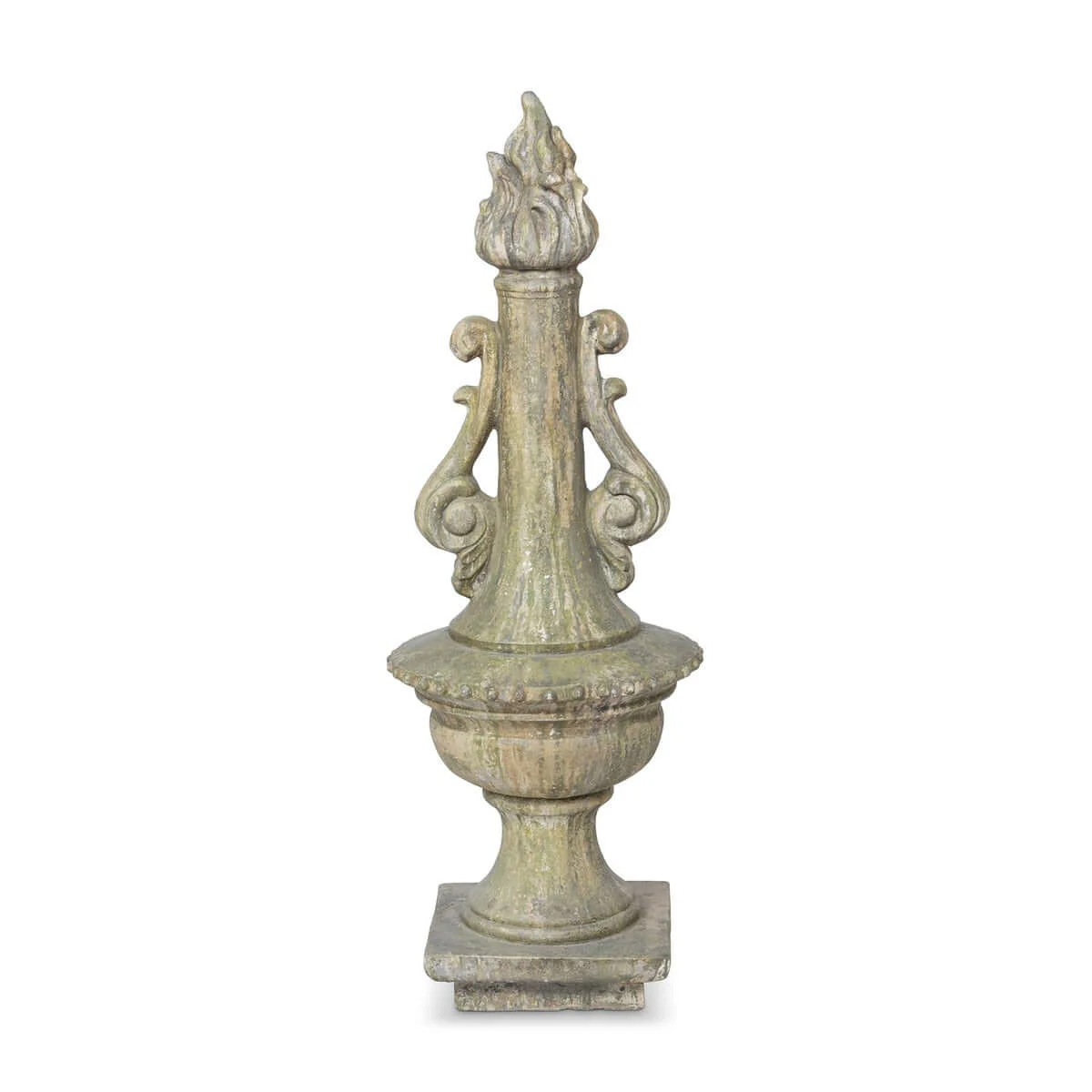 Antique Grecian Garden Torch Statue - Image 4