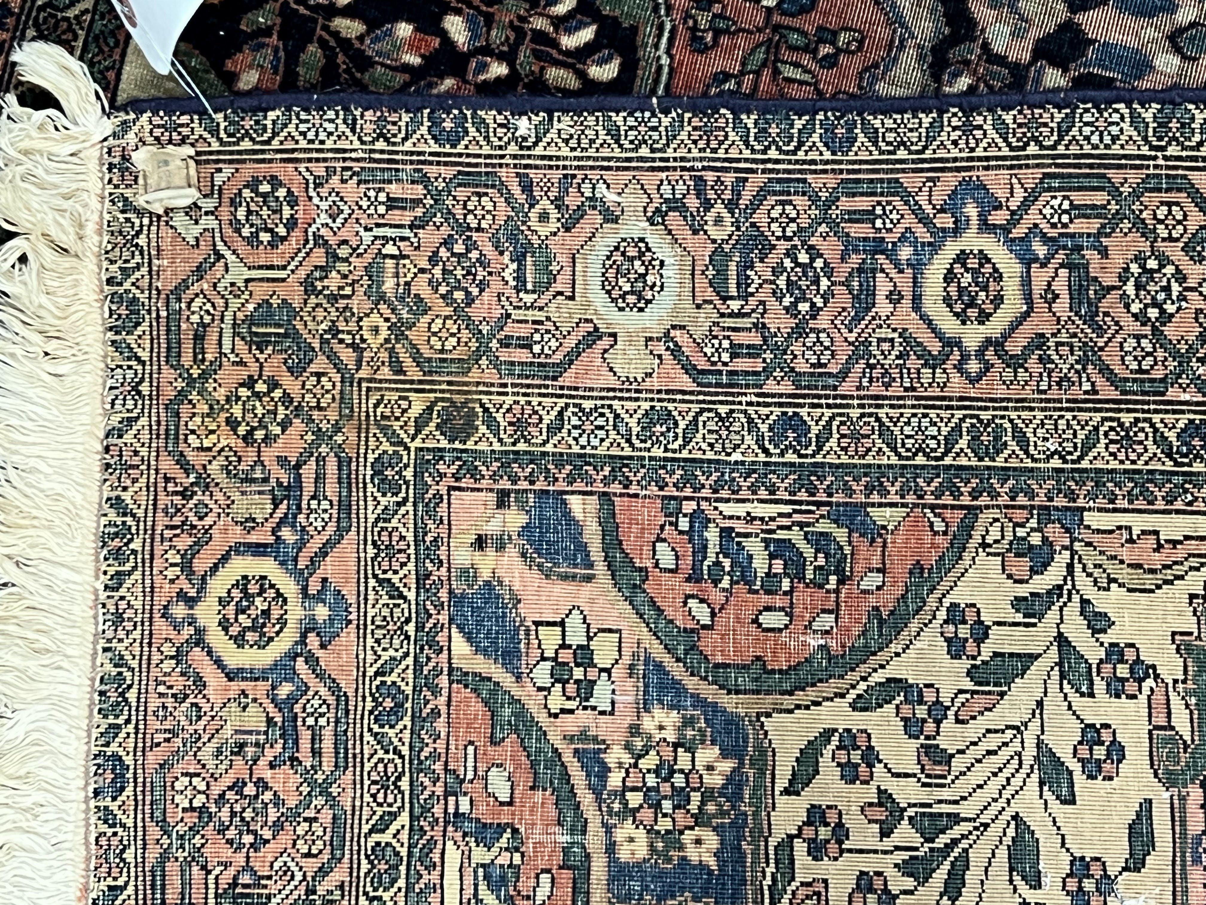 Antique Persian Sarouk Farahan Rug 4x7, Collectible Persian Carpet - Image 10