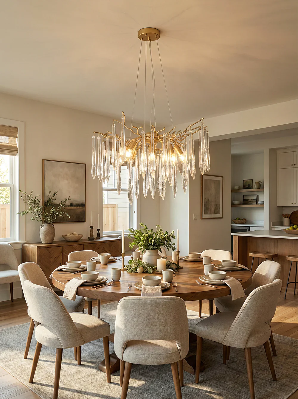 Aqua Funnel Chandelier - Image 2