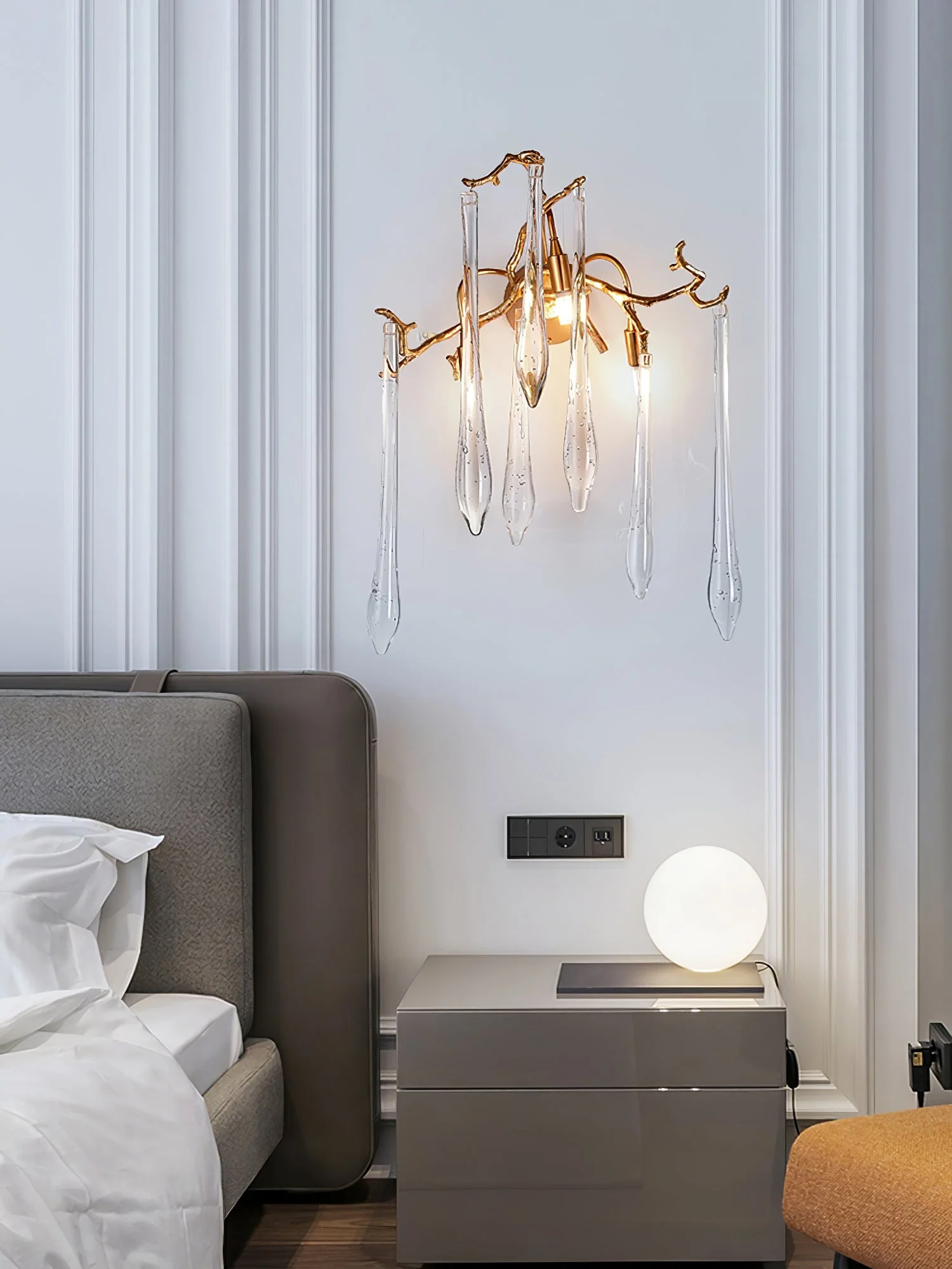 Aqua Salix Crystal Wall Lamp - Image 6
