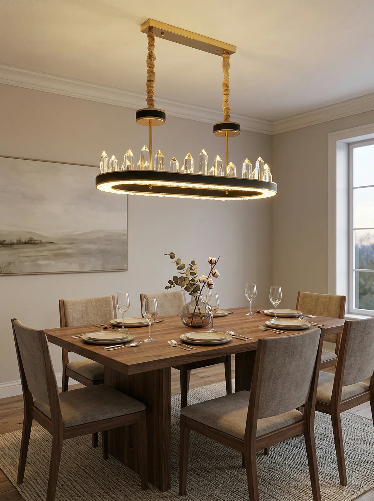 Argus Round Crystal Chandelier - Image 5