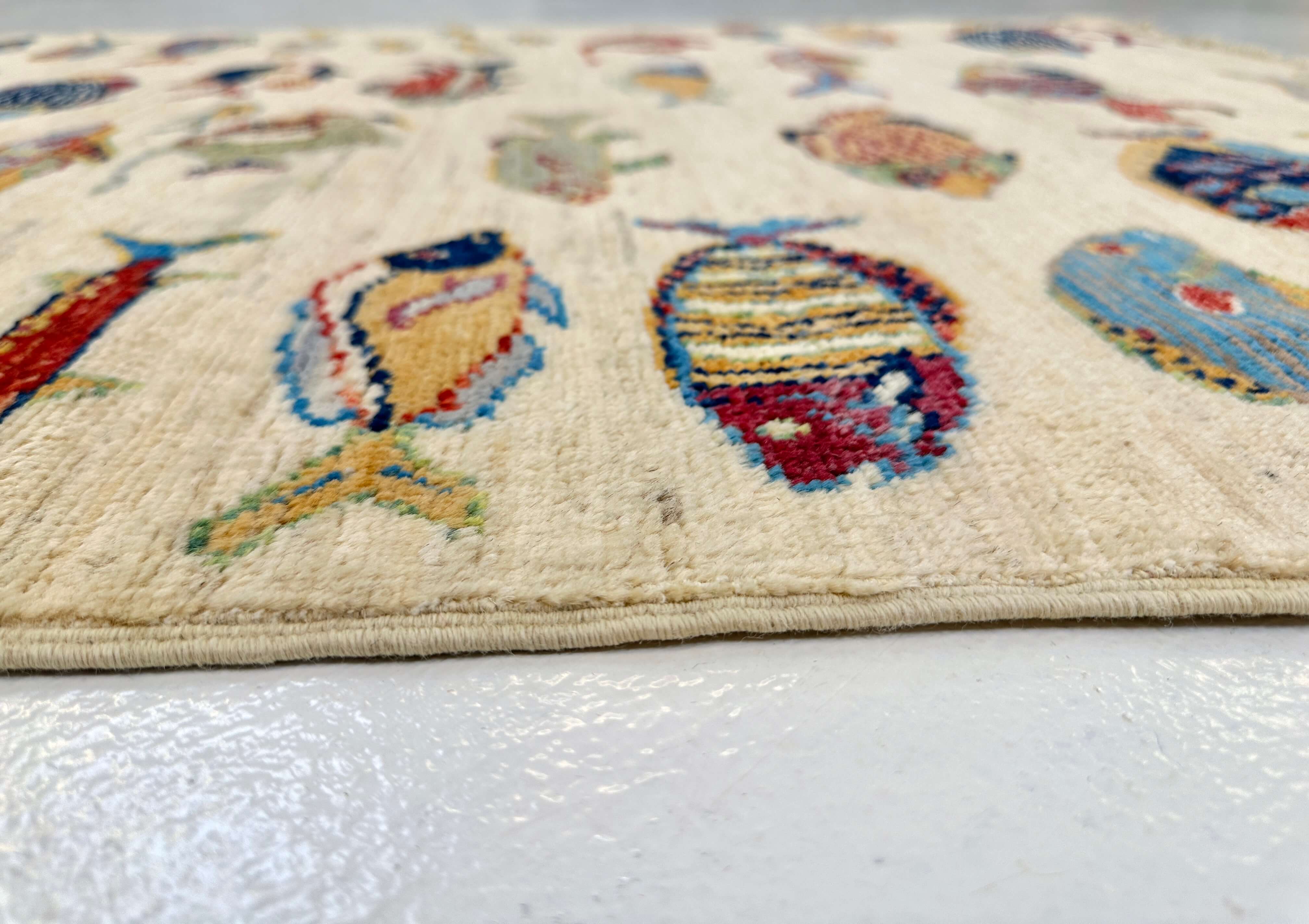 Ariyana-Oceanic Fish (3'04"x4'05") ivory/multicolor - Image 7