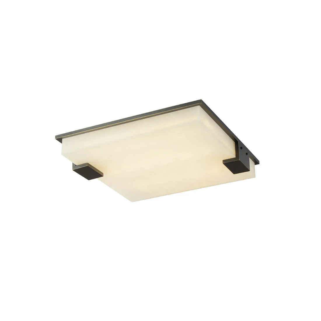 Arle Square Alabaster Black Ceiling Lamp - Image 13
