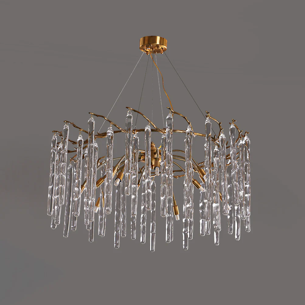 Artistic Branch Colorful Glass Drop Chandelier - Image 15