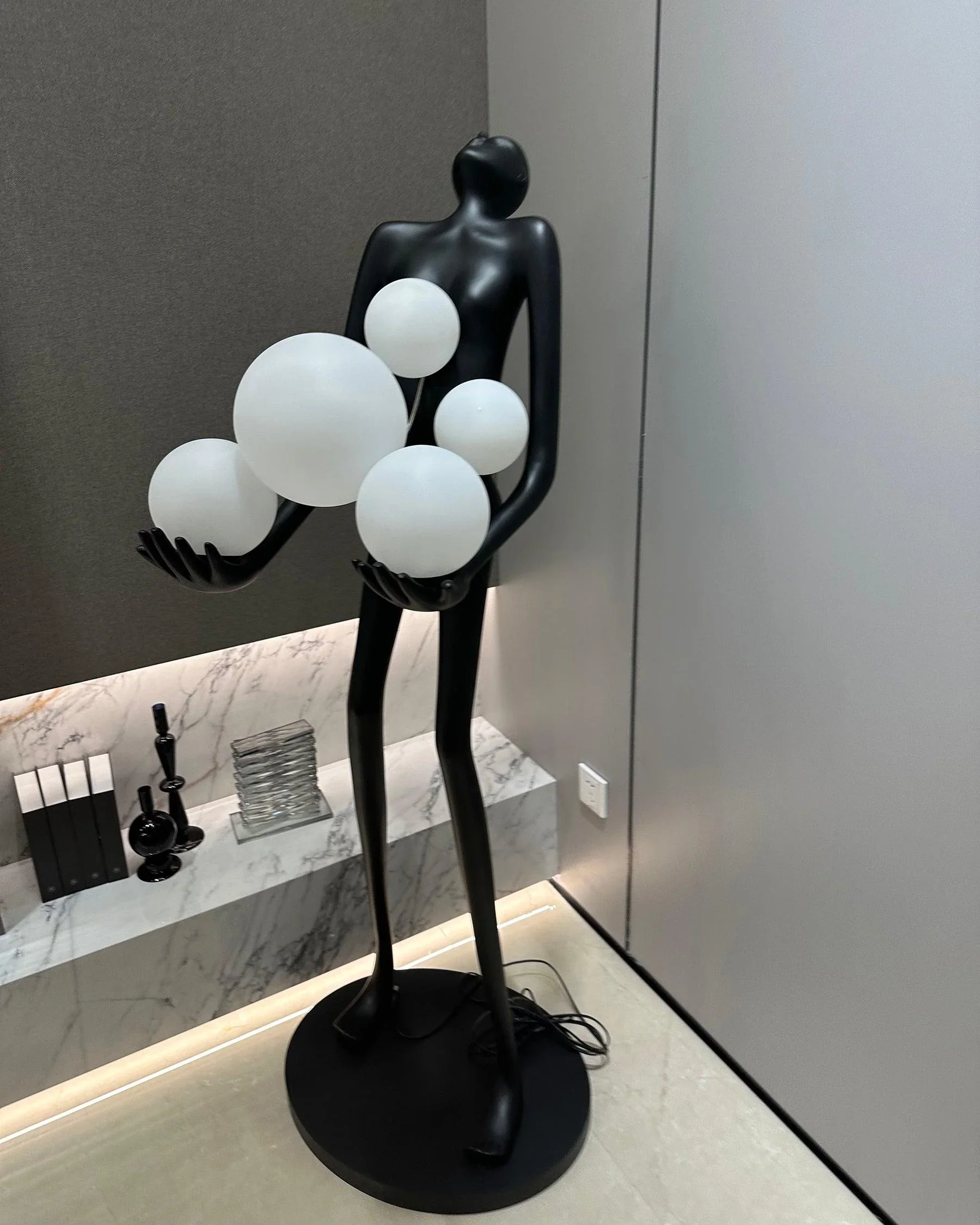 Artistic Decorative Figure Floor Lamp - Image 13