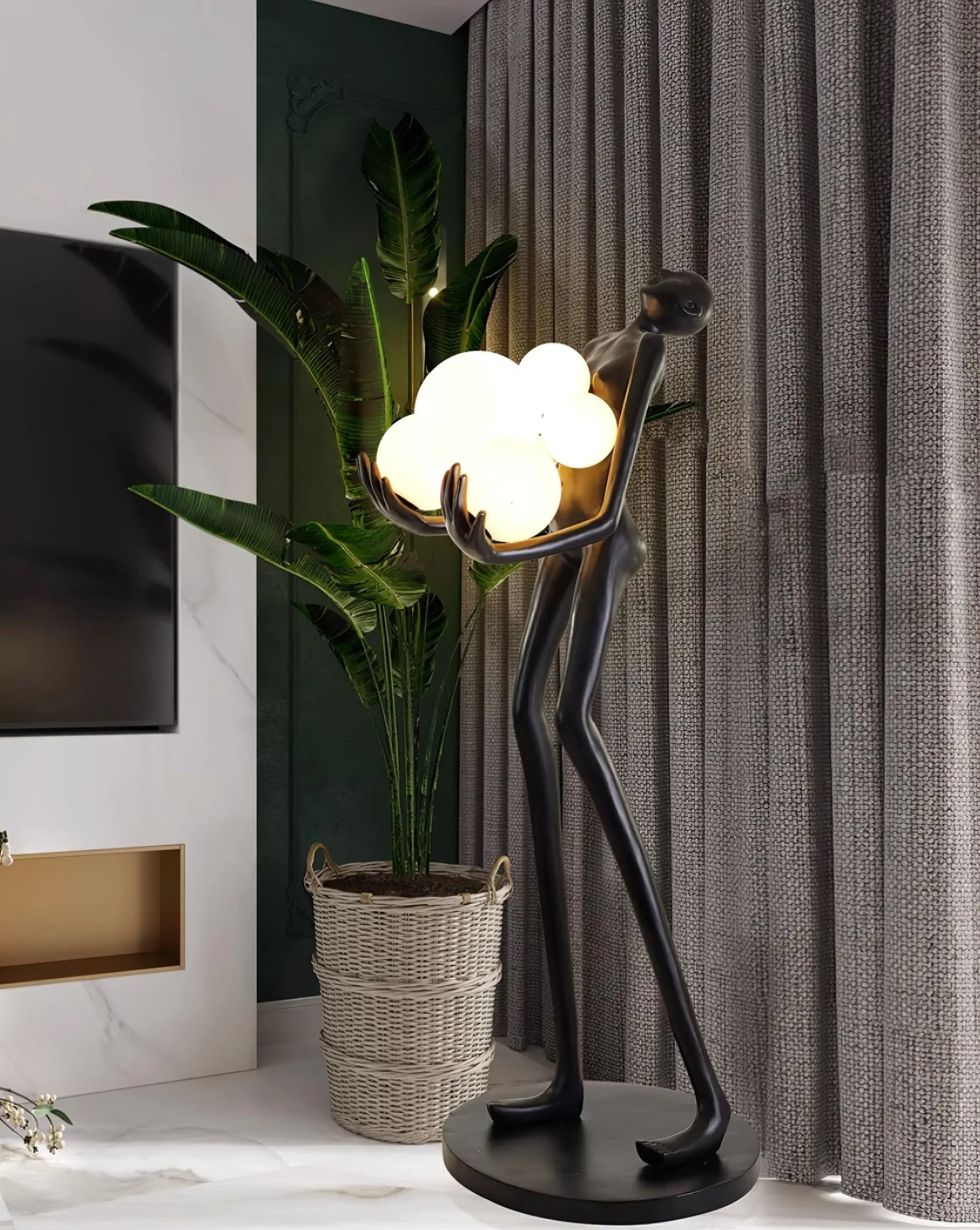 Artistic Decorative Figure Floor Lamp - Image 19