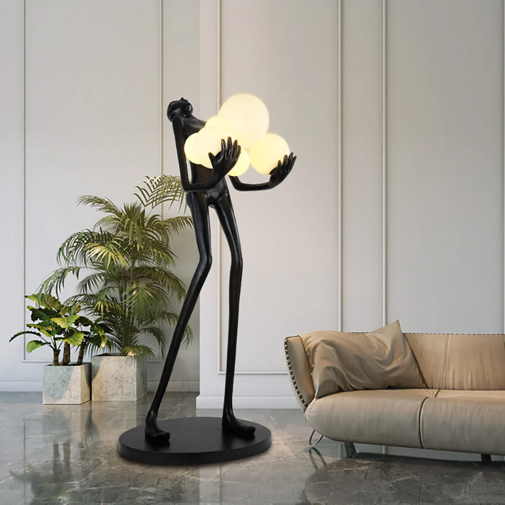 Artistic Decorative Figure Floor Lamp - Image 6