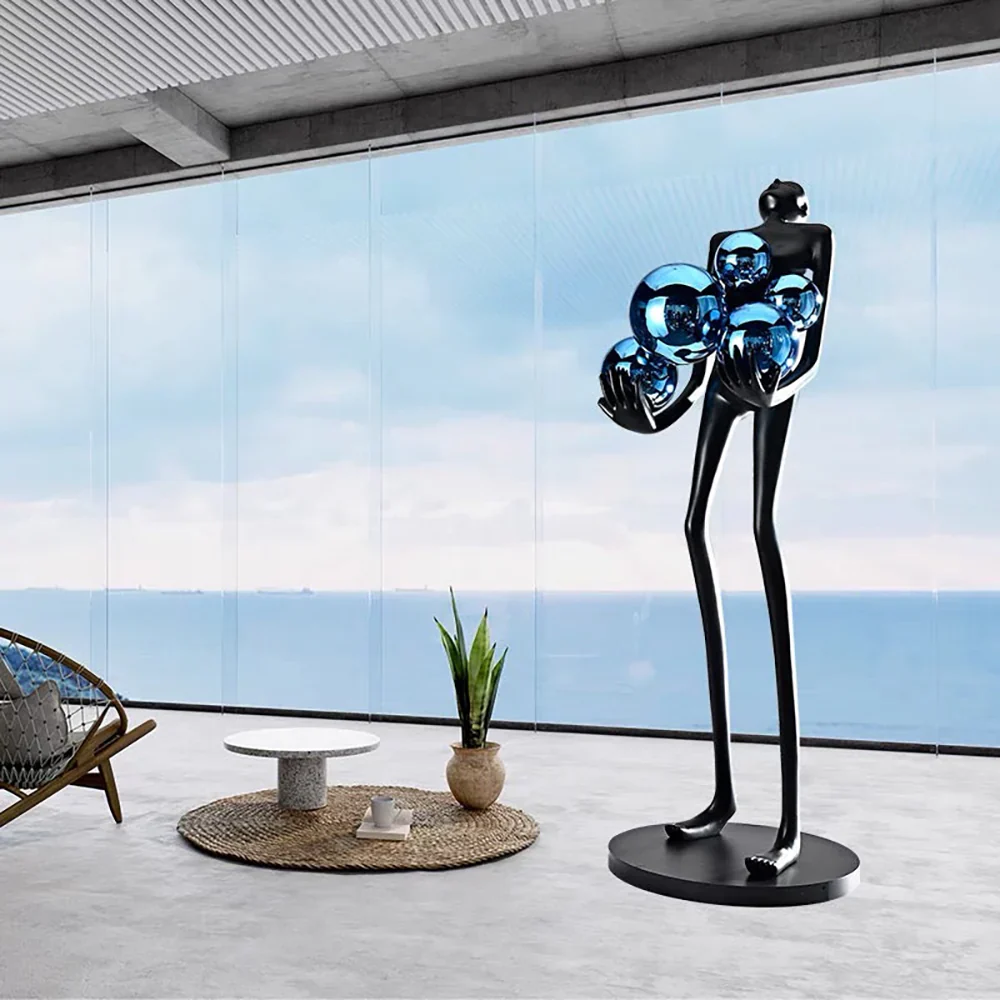 Artistic Decorative Figure Floor Lamp - Image 8